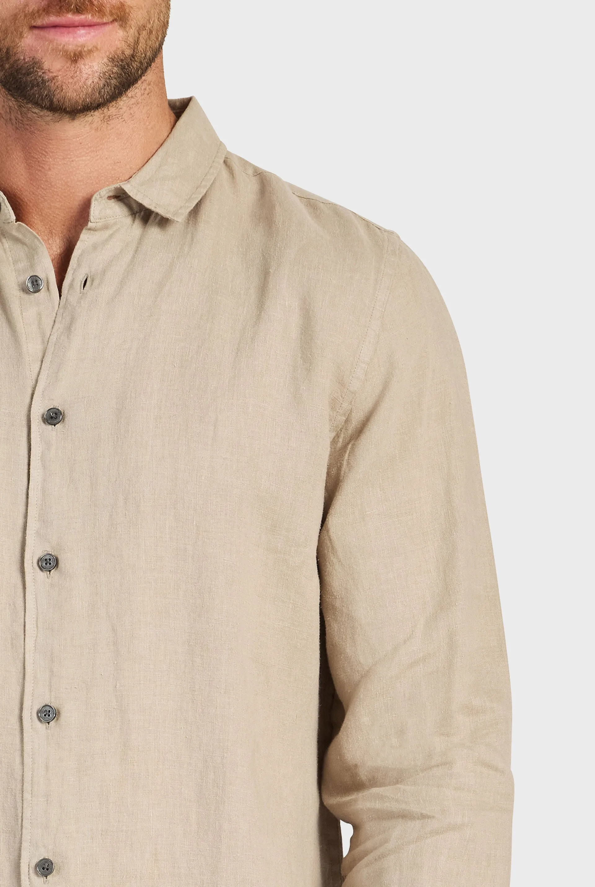 Mick Linen Shirt sold by The Academy Brand product image thumbnail 4