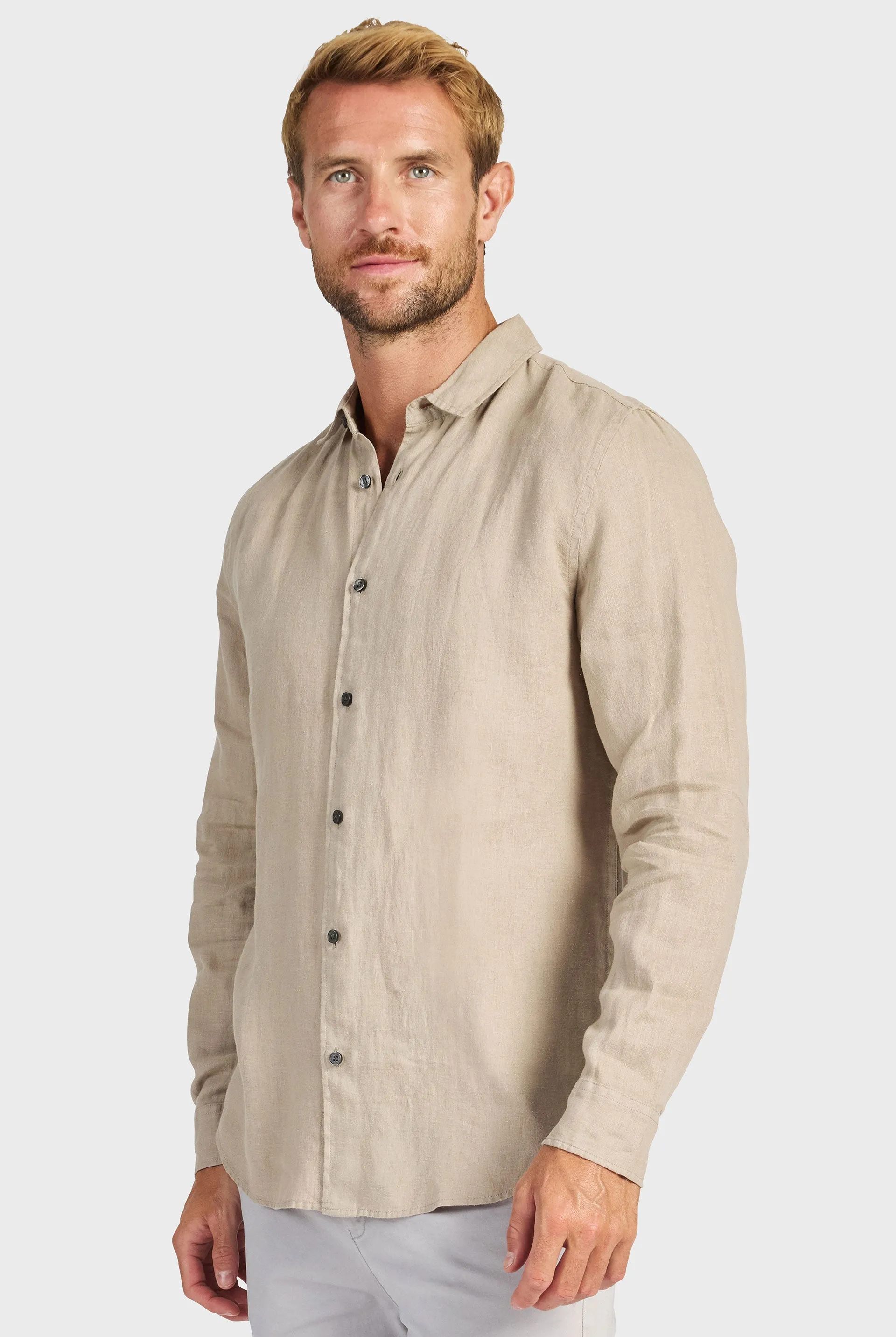 Mick Linen Shirt sold by The Academy Brand product image thumbnail 3