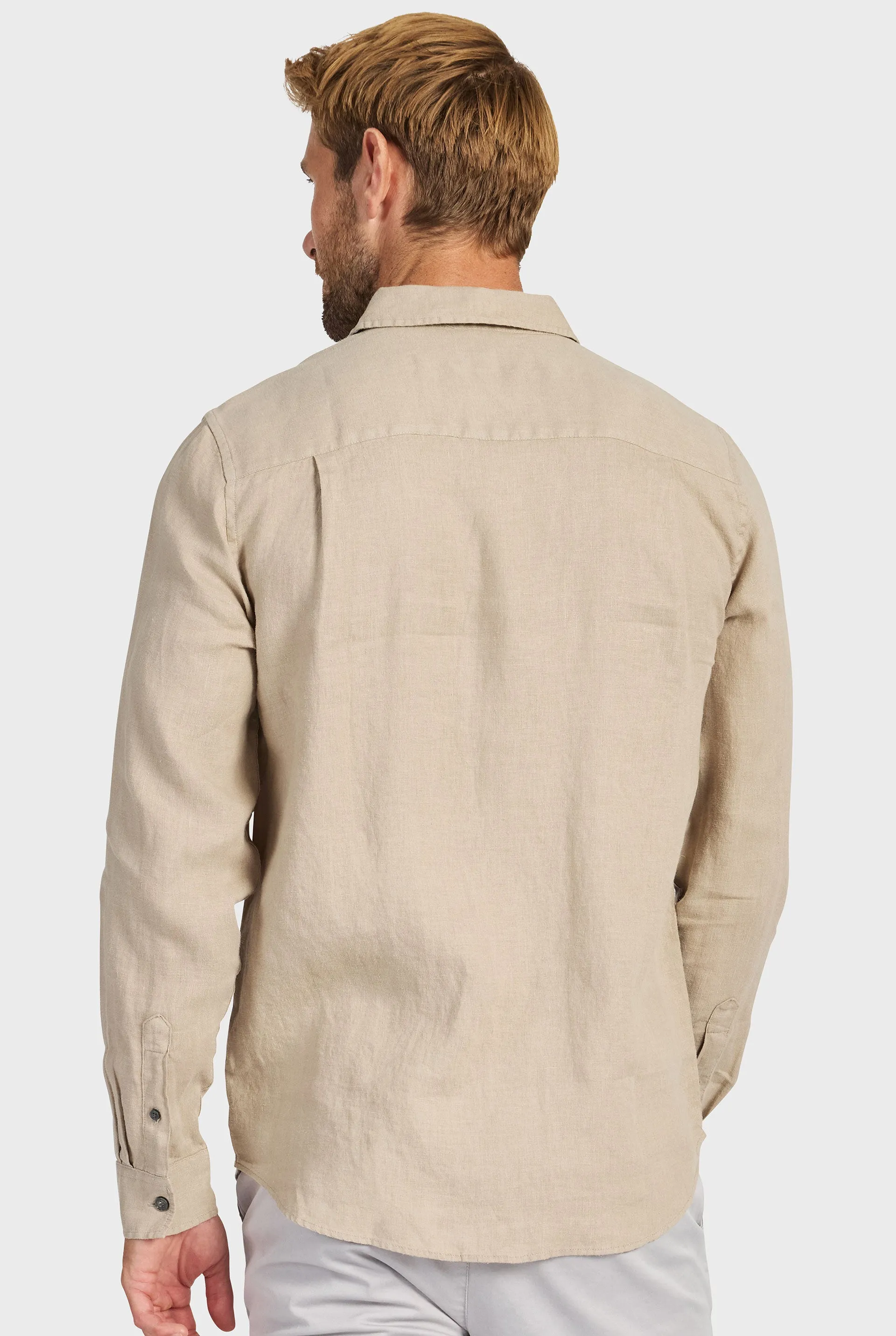 Mick Linen Shirt sold by The Academy Brand product image thumbnail 5