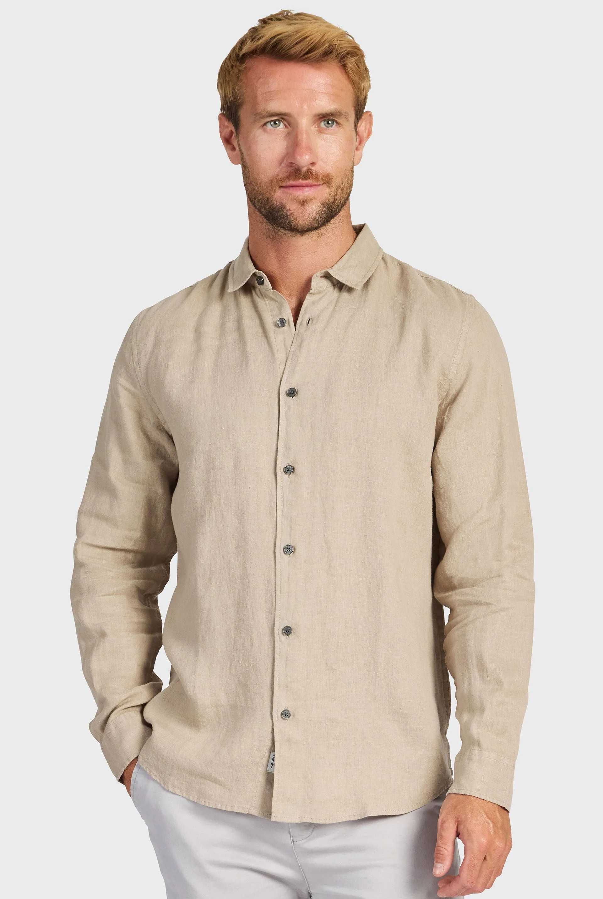 Mick Linen Shirt sold by The Academy Brand