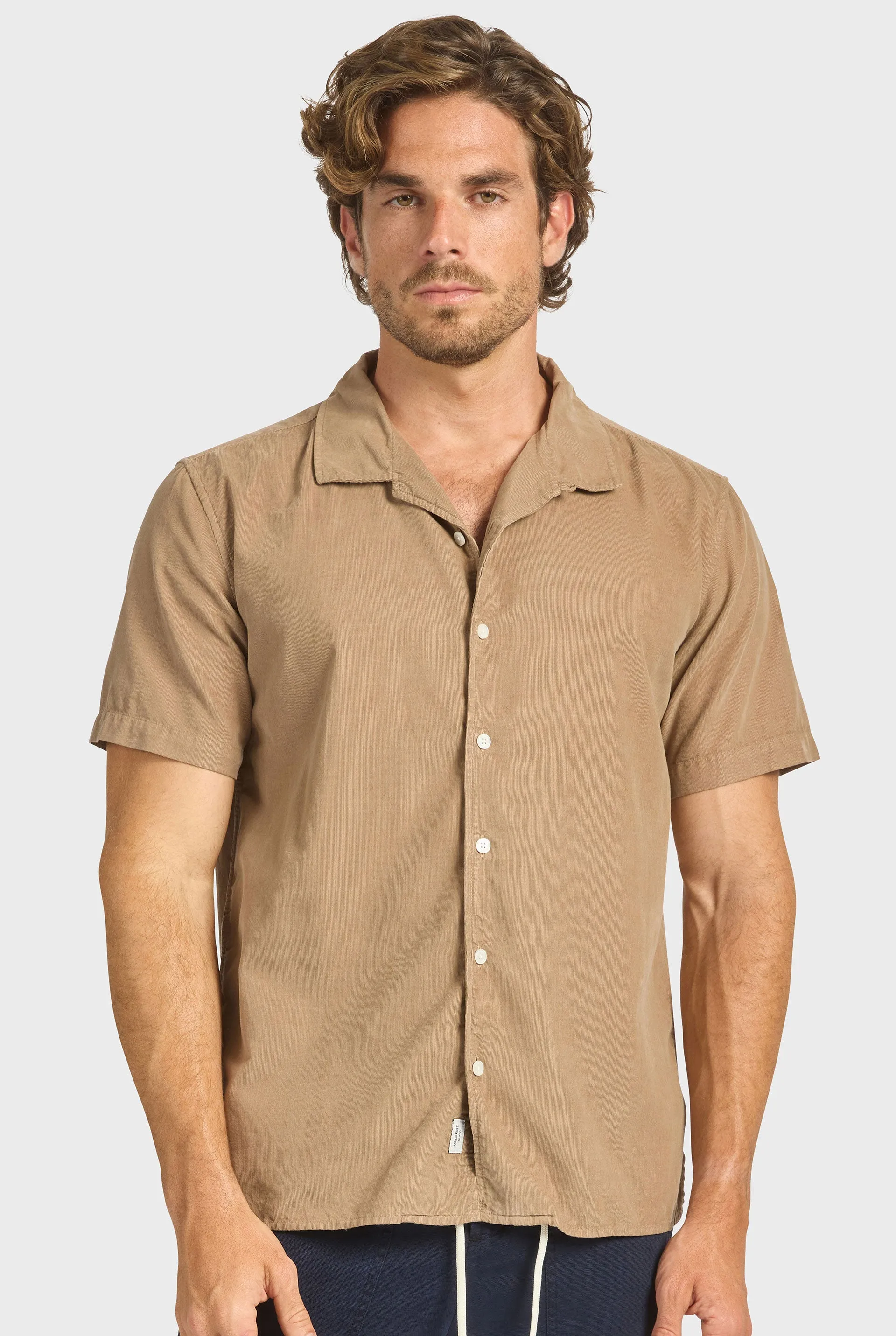 Micro Cord SS Shirt sold by The Academy Brand product image thumbnail 2
