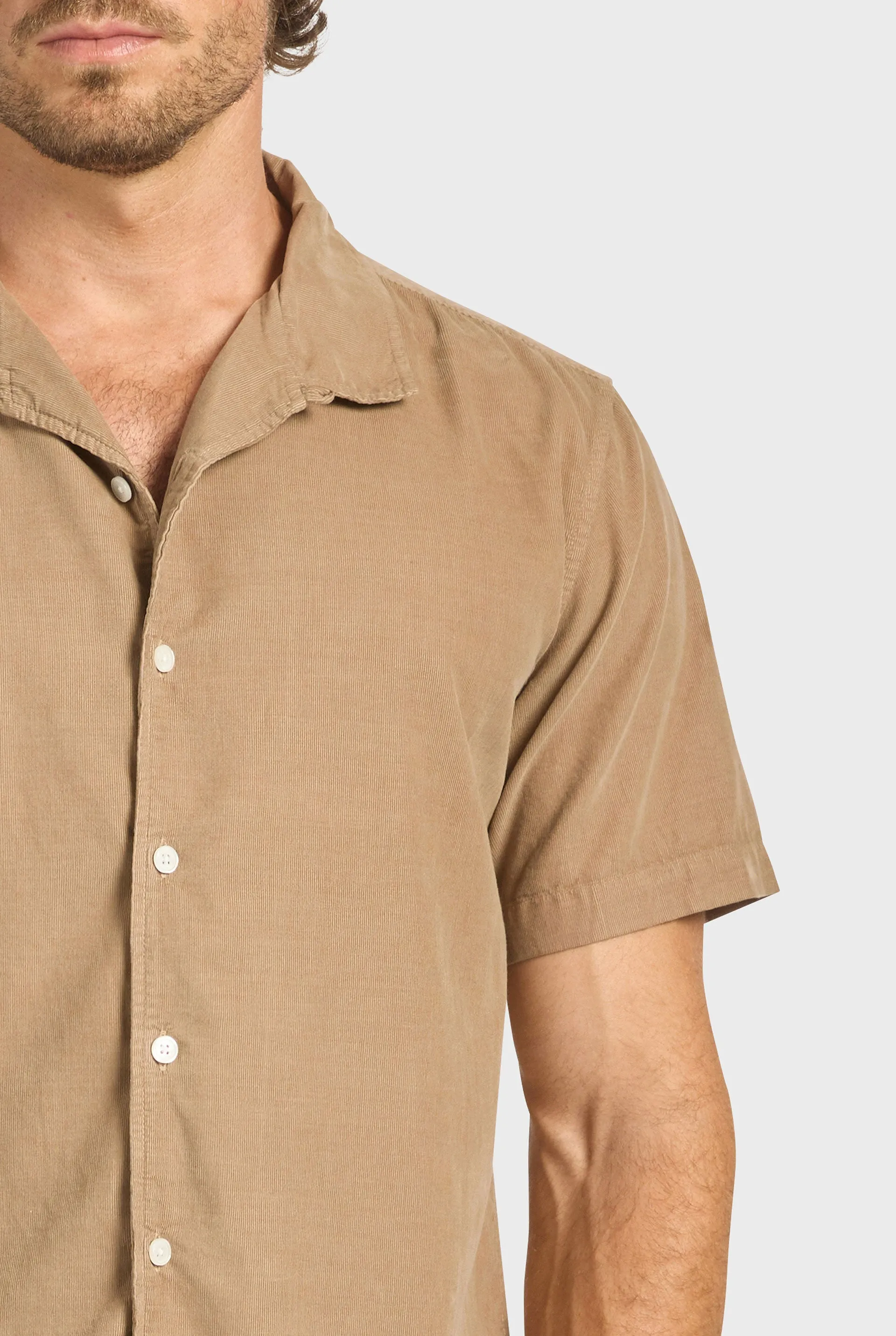 Micro Cord SS Shirt sold by The Academy Brand product image thumbnail 3