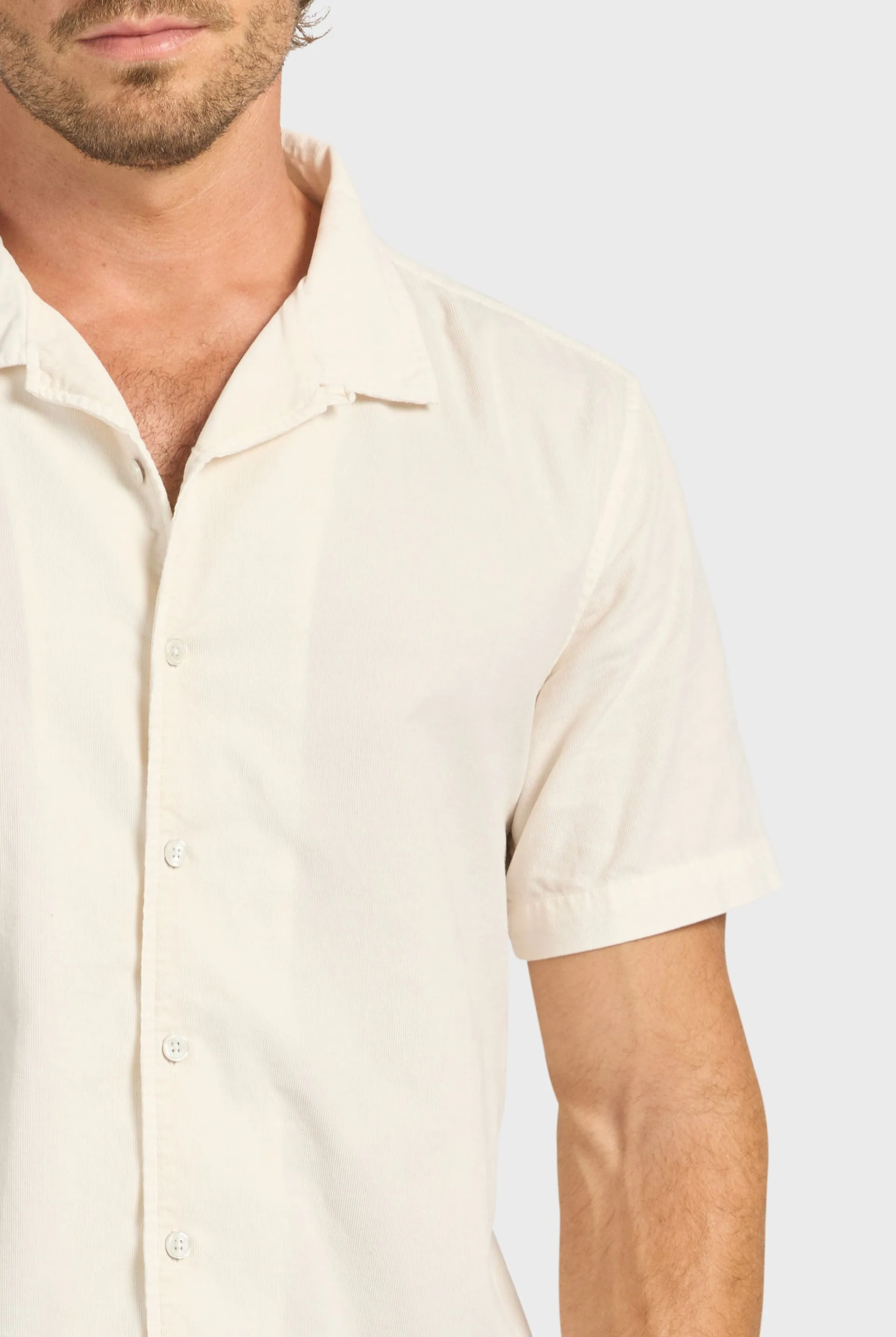 Micro Cord SS Shirt sold by The Academy Brand product image thumbnail 2