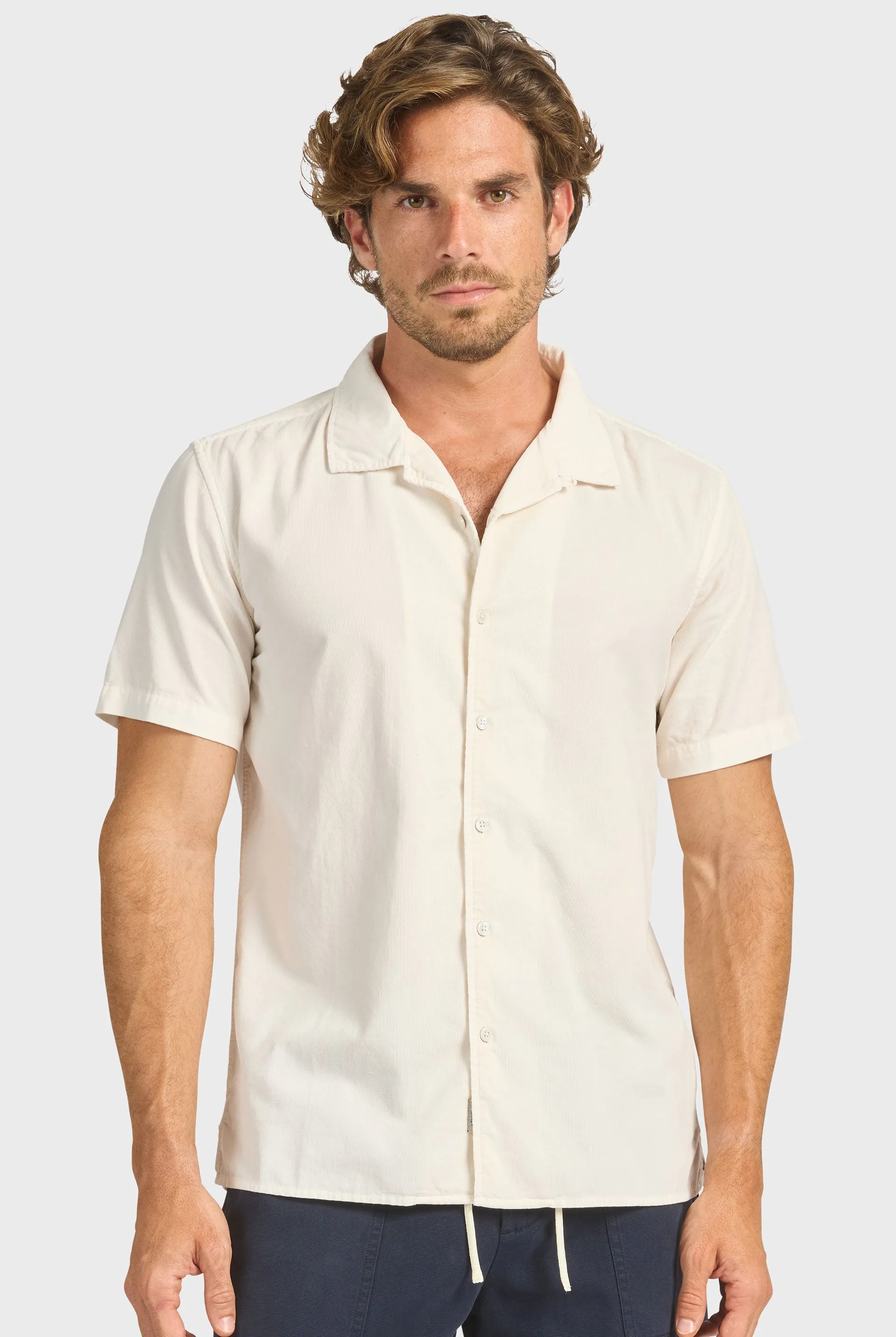 Micro Cord SS Shirt sold by The Academy Brand product image thumbnail 3