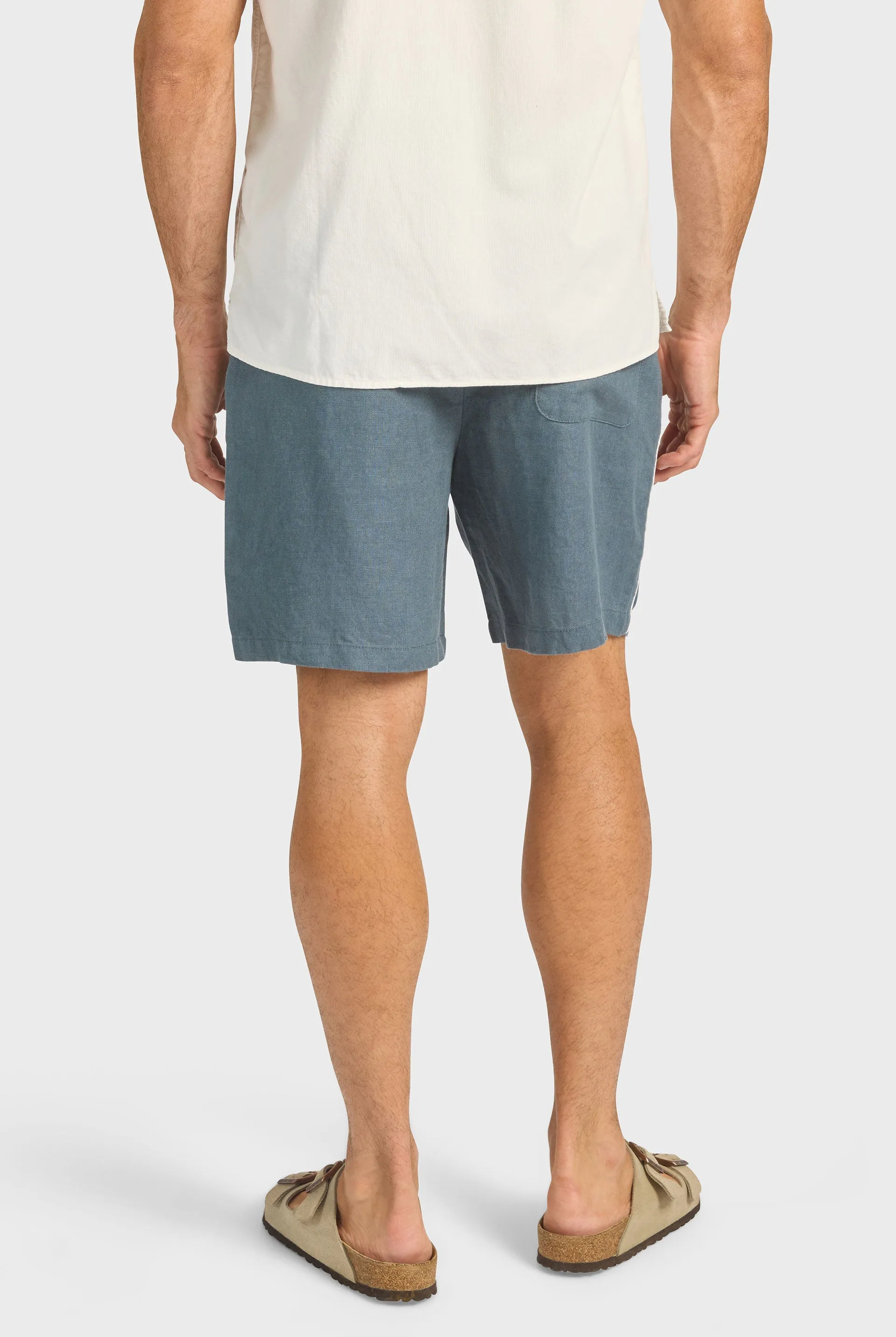 Jeff Piped Linen Short sold by The Academy Brand product image thumbnail 5