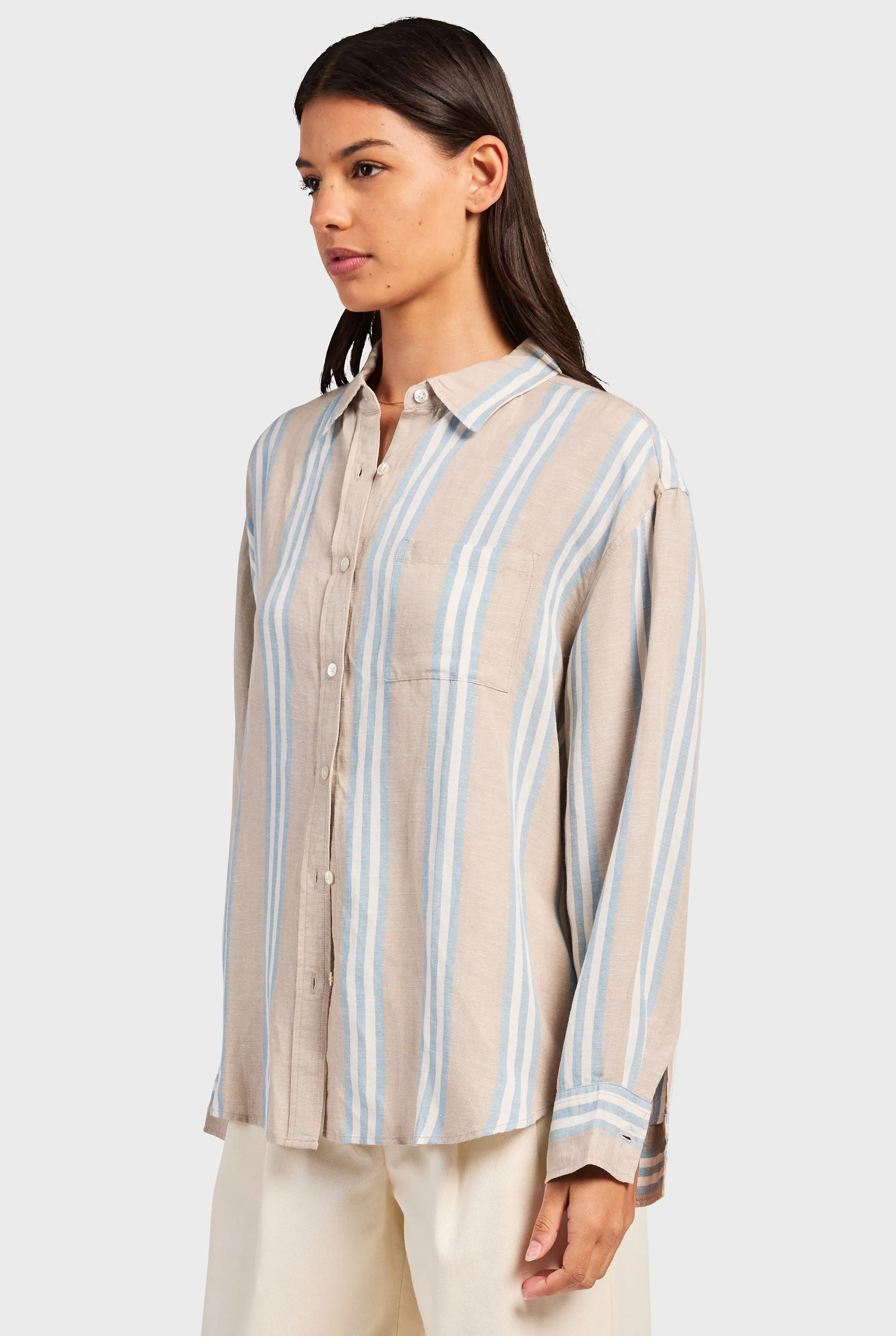 Nina Stripe Shirt sold by The Academy Brand product image thumbnail 5