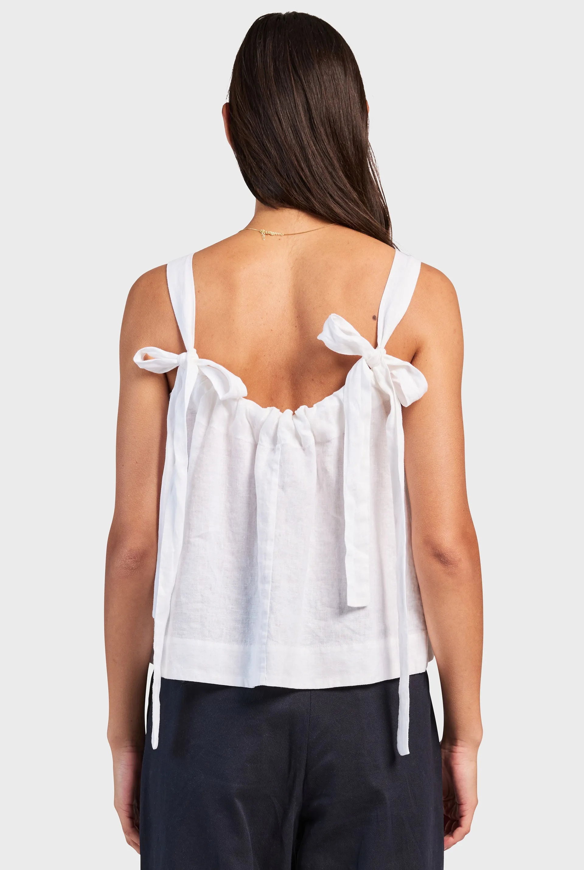 Perry Linen Cami sold by The Academy Brand product image thumbnail 5