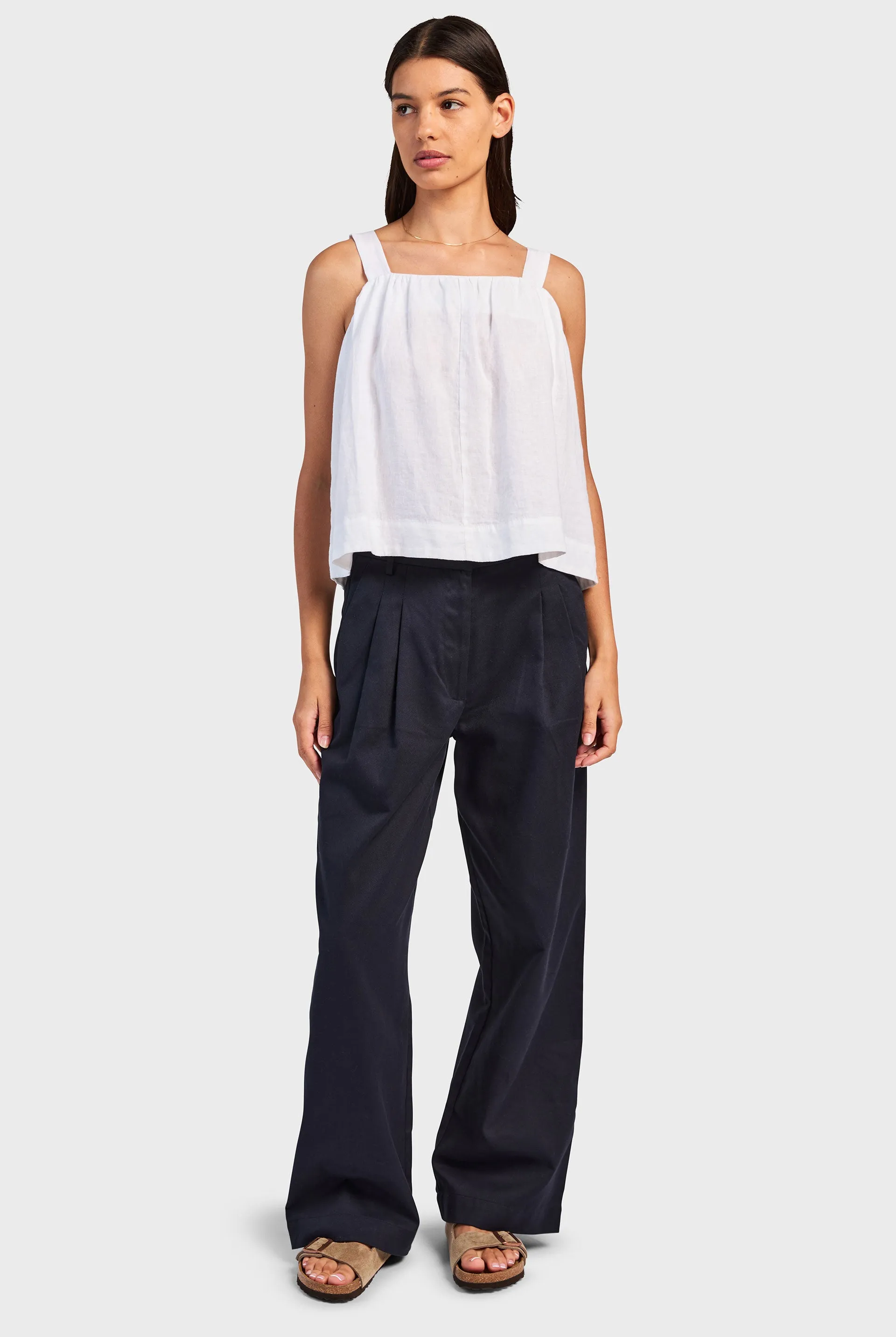 Perry Linen Cami sold by The Academy Brand product image thumbnail 2