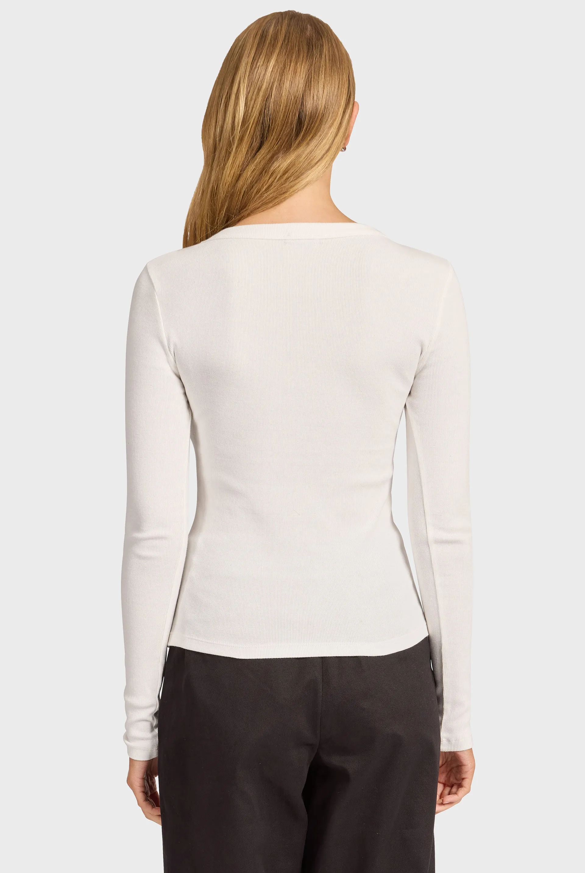 Essential Rib Long Sleeve sold by The Academy Brand product image thumbnail 5