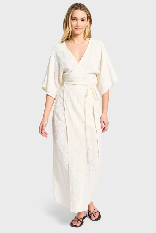 Voight Wrap Dress sold by The Academy Brand