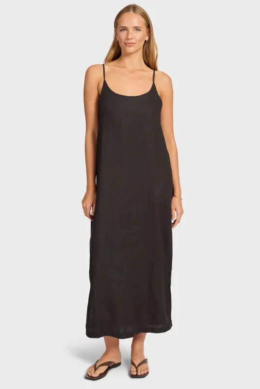 Essential Linen Slip Dress sold by The Academy Brand