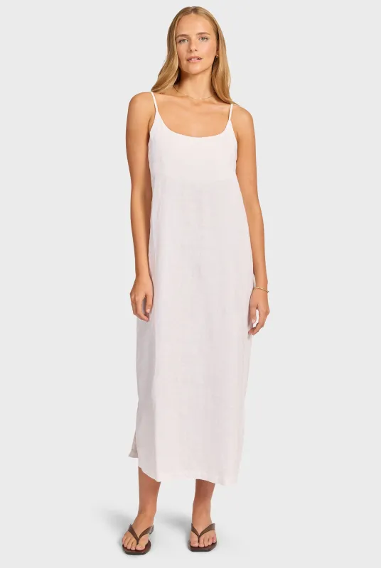 Essential Linen Slip Dress sold by The Academy Brand