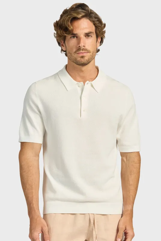 Riley Knit Polo sold by The Academy Brand