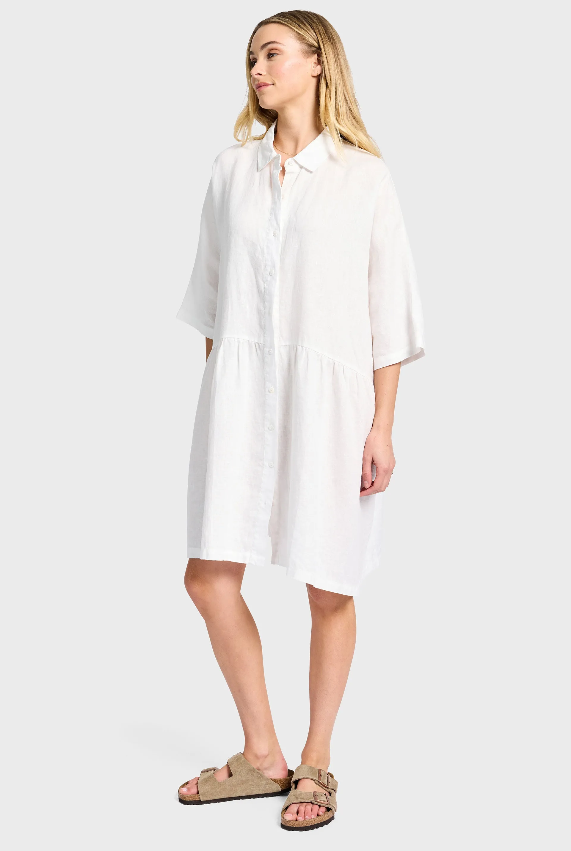 Dolly Linen Dress sold by The Academy Brand product image thumbnail 5