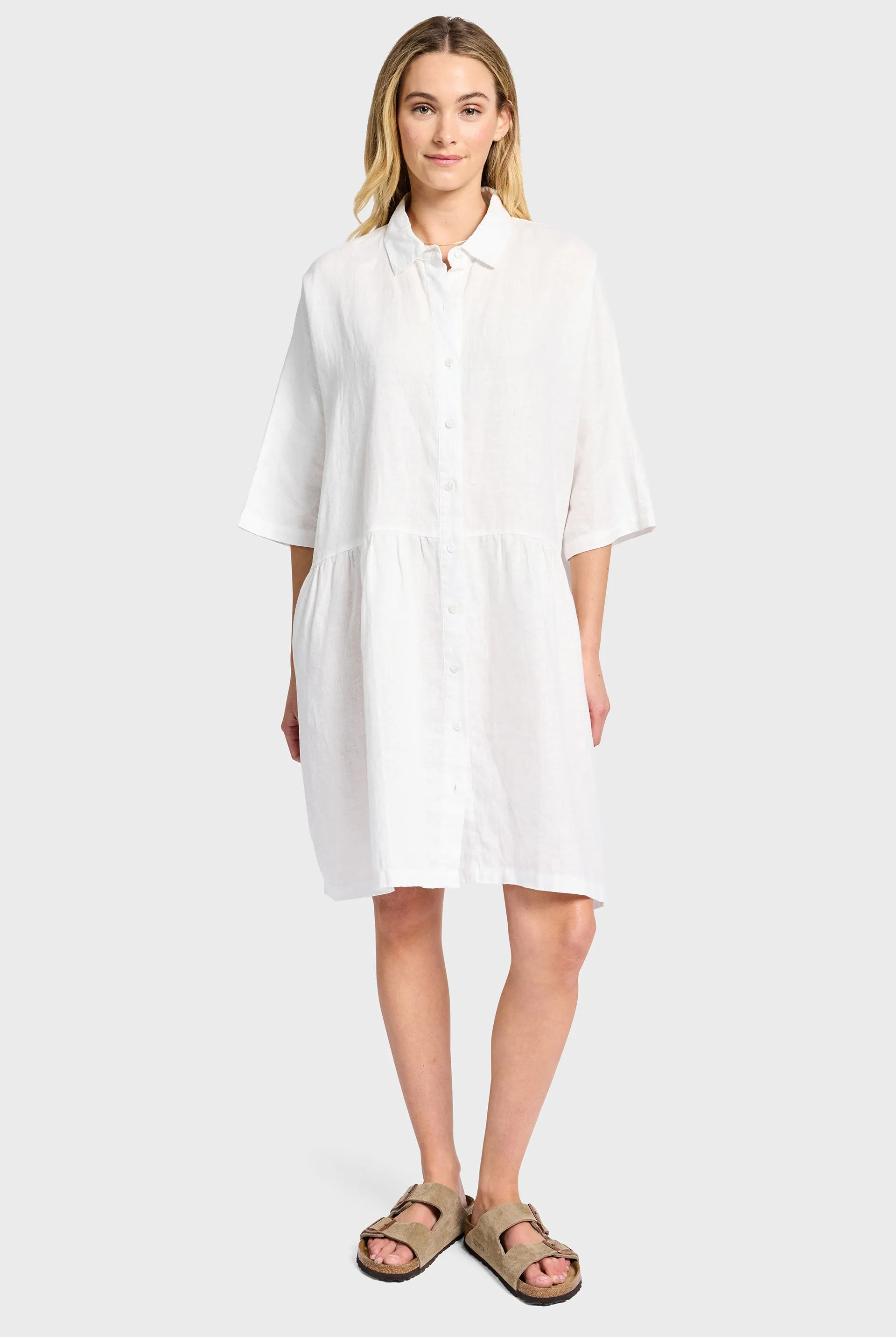 Dolly Linen Dress sold by The Academy Brand product image thumbnail 3