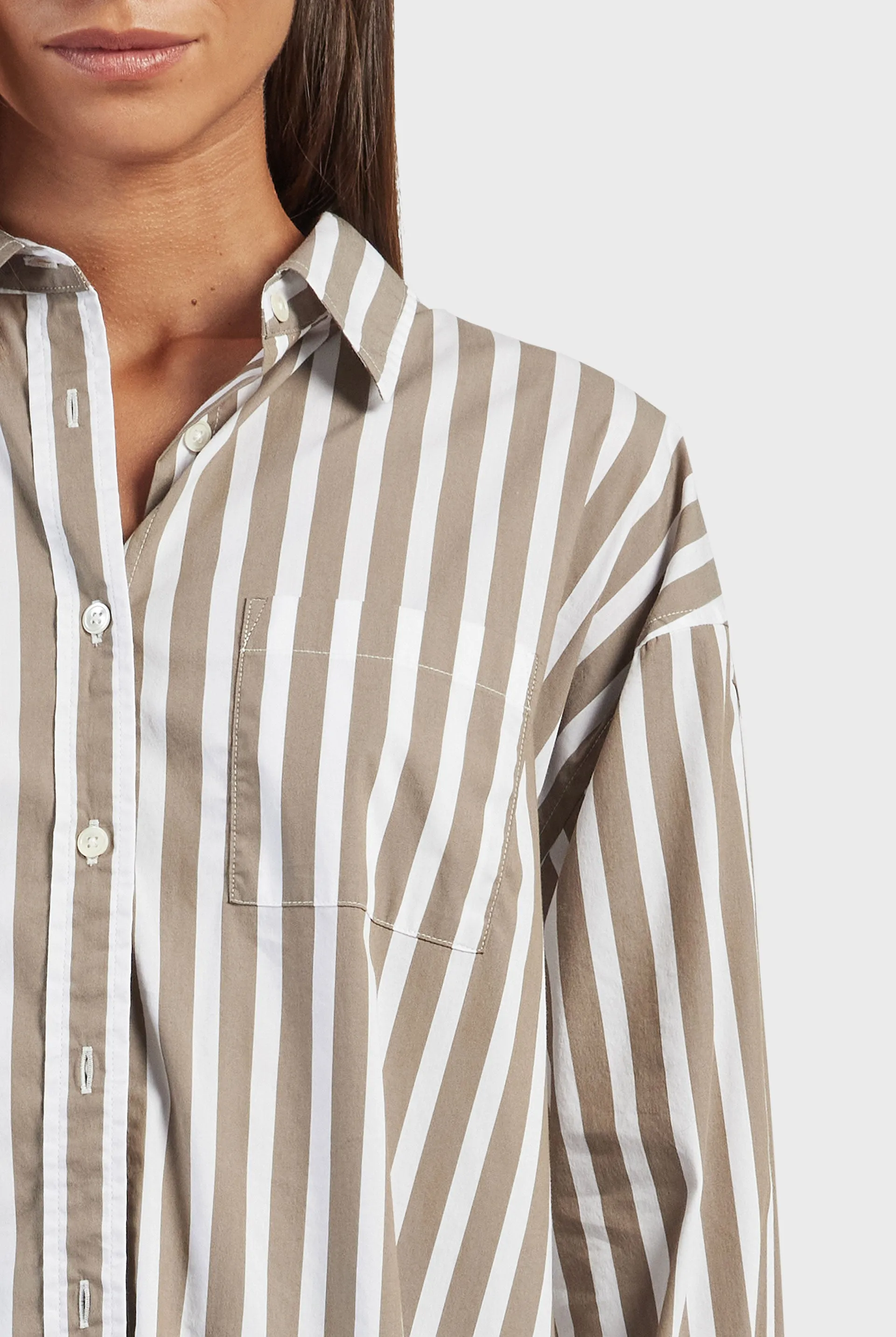Mia Stripe Shirt sold by The Academy Brand product image thumbnail 4