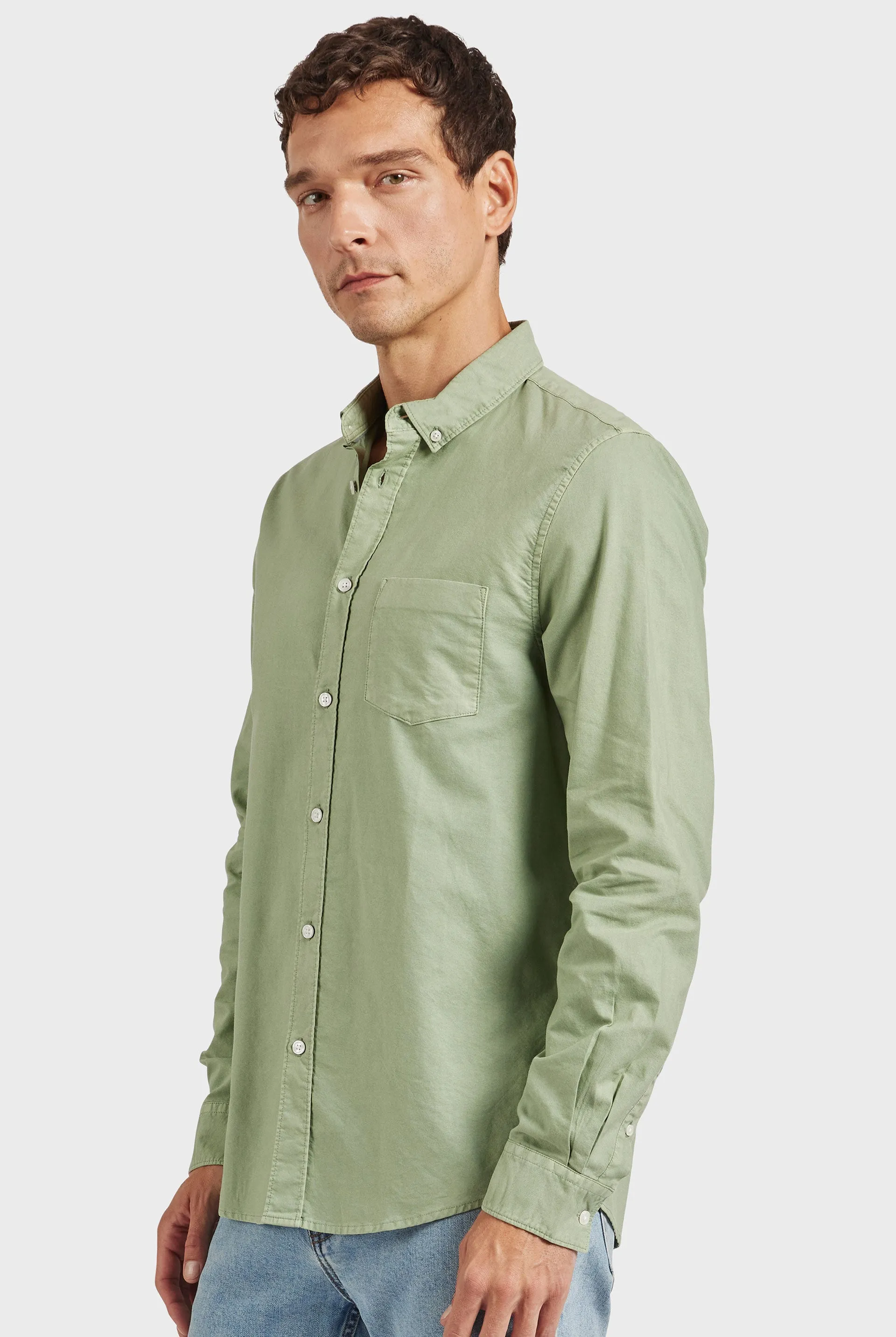 Vintage Oxford Shirt sold by The Academy Brand product image thumbnail 3