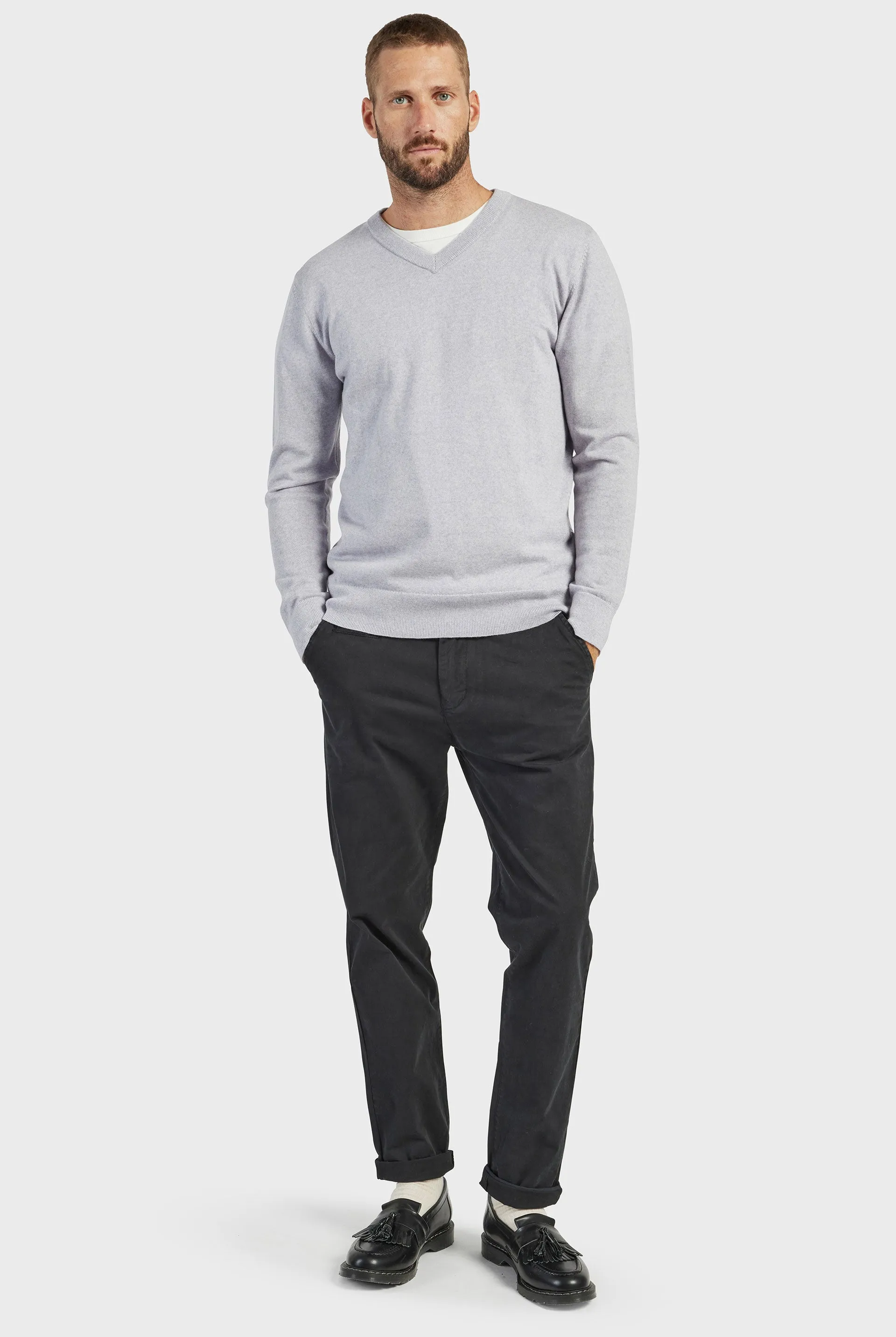 Academy Merino V-Neck sold by The Academy Brand