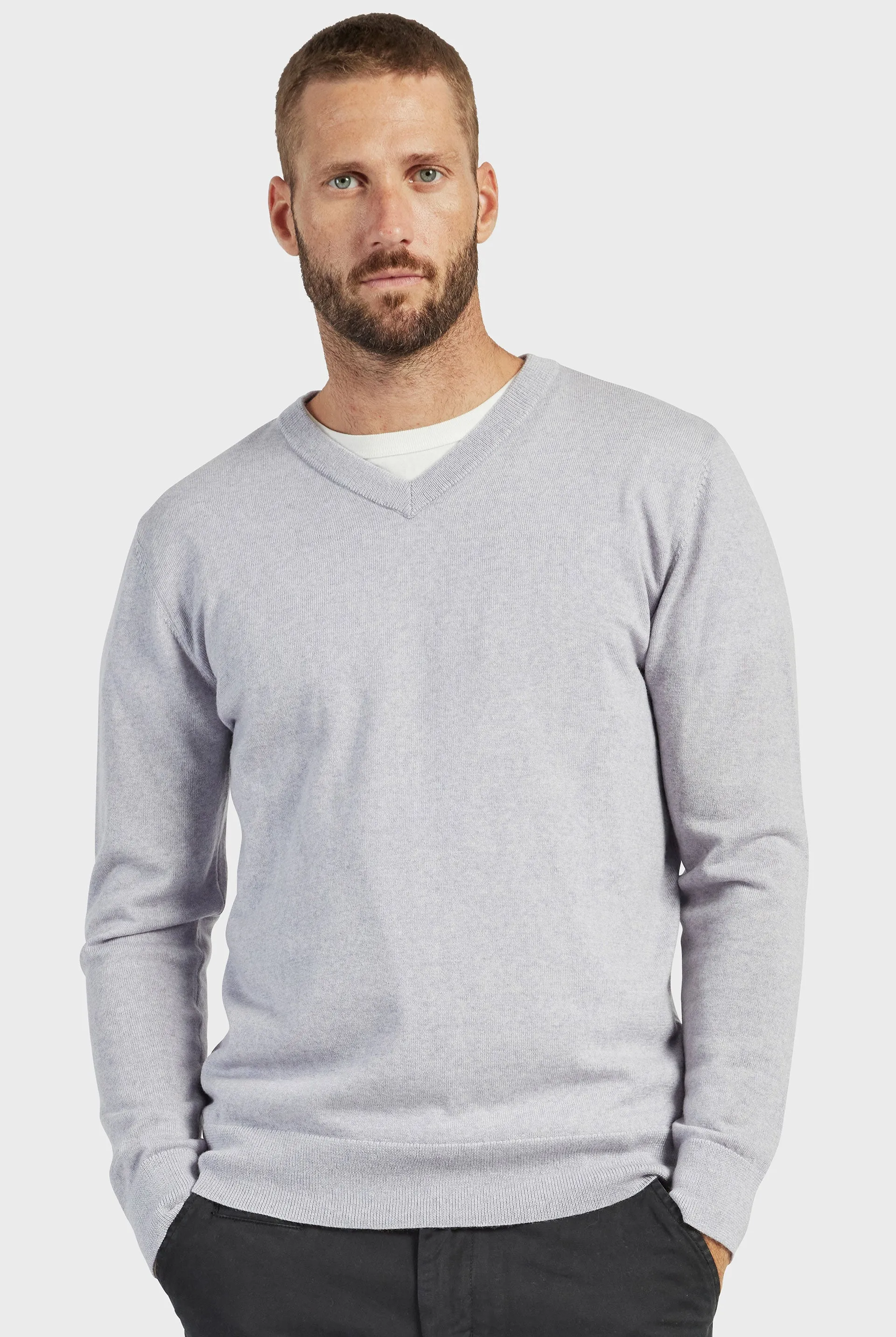 Academy Merino V-Neck sold by The Academy Brand product image thumbnail 3