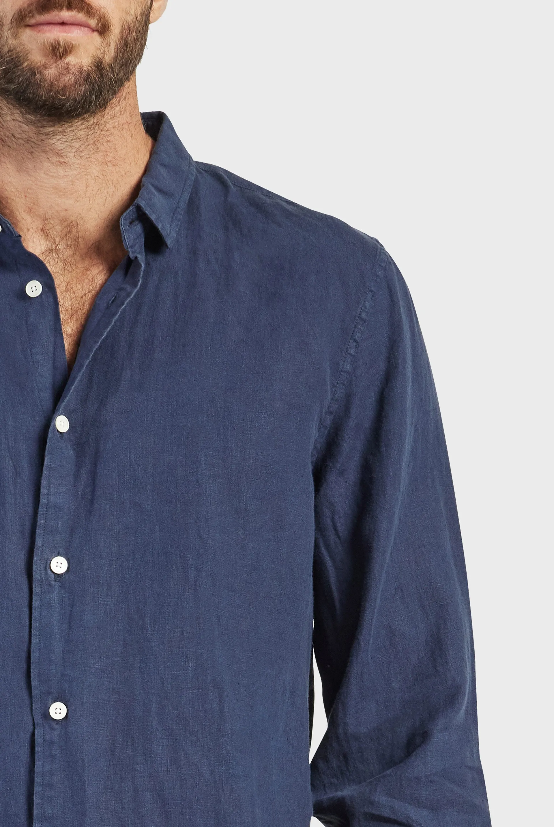 Mick Linen Shirt sold by The Academy Brand product image thumbnail 2