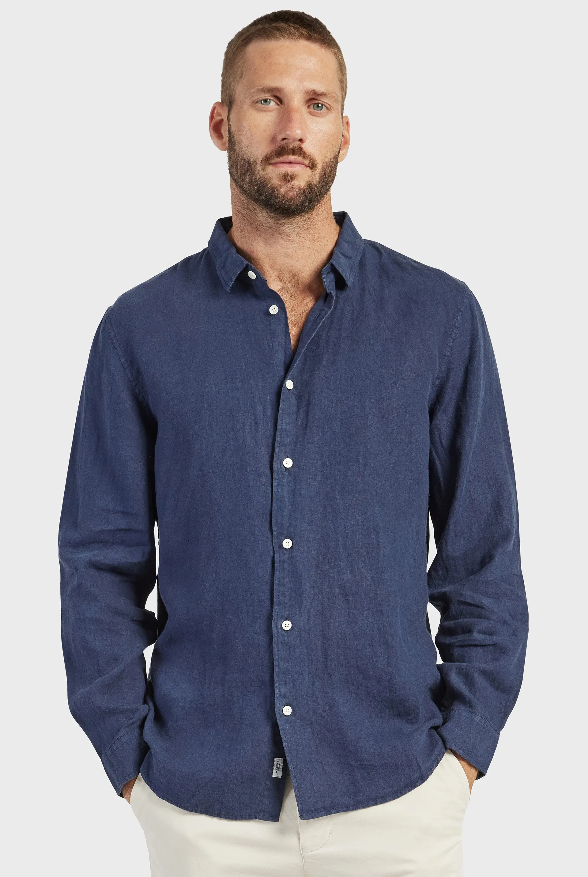 Mick Linen Shirt sold by The Academy Brand