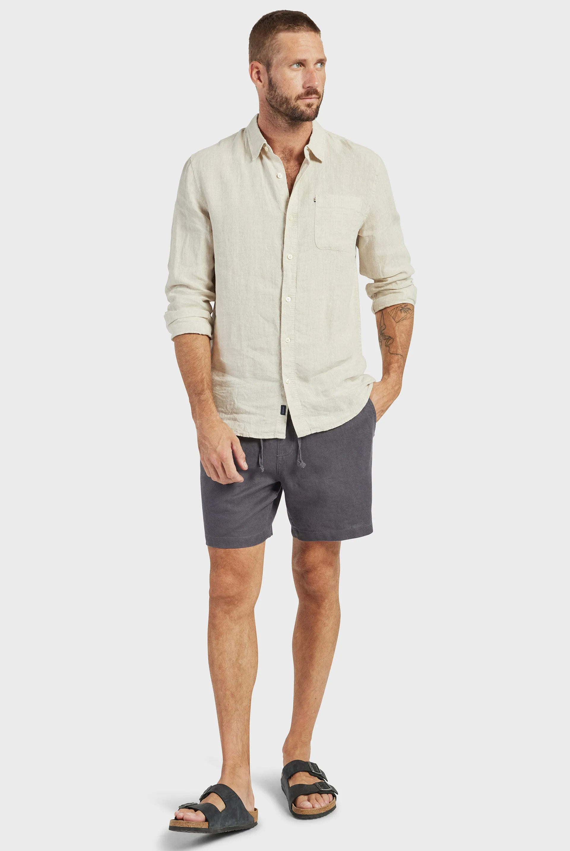 Riviera Linen Short sold by The Academy Brand product image thumbnail 2