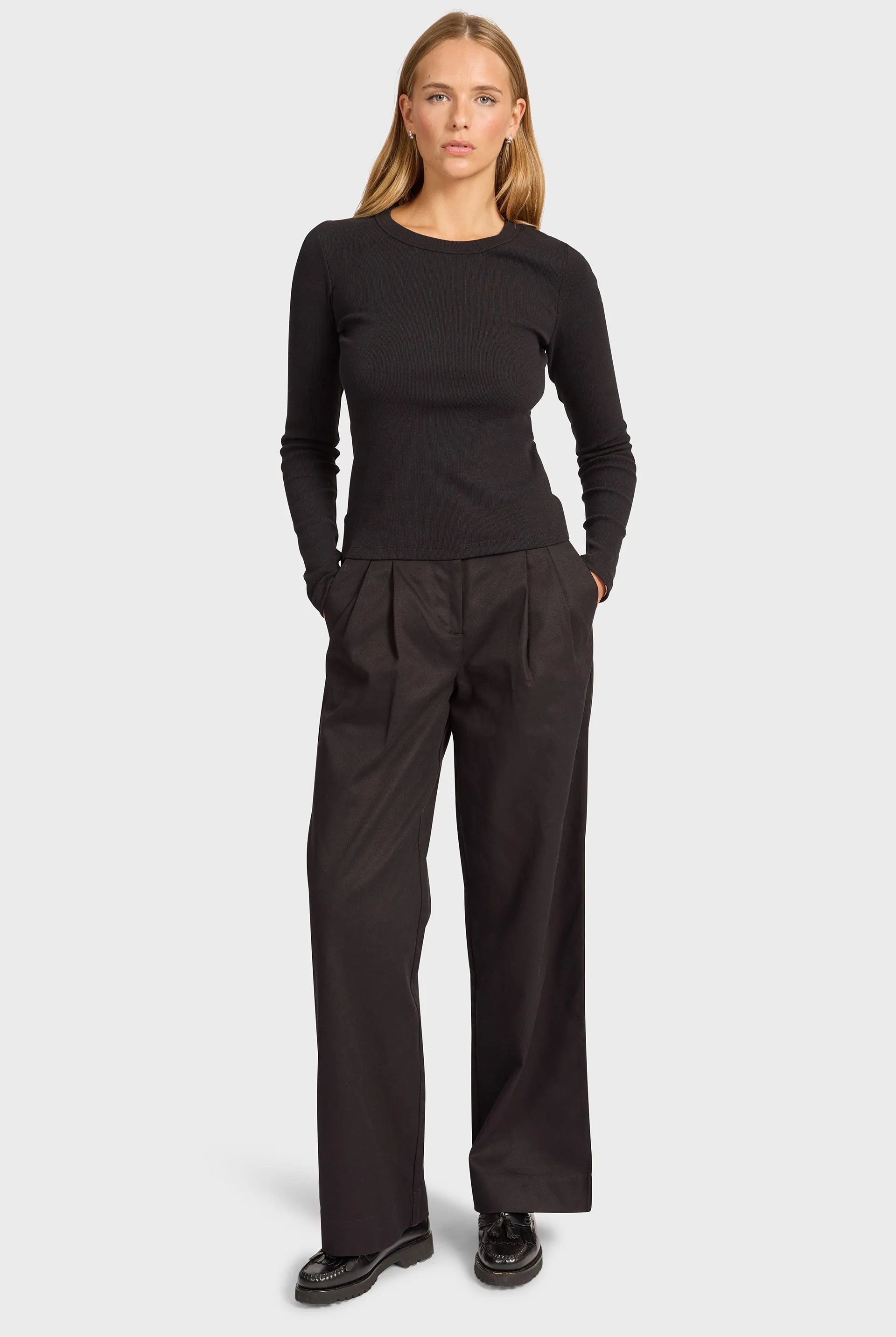 Essential Rib Long Sleeve sold by The Academy Brand product image thumbnail 2