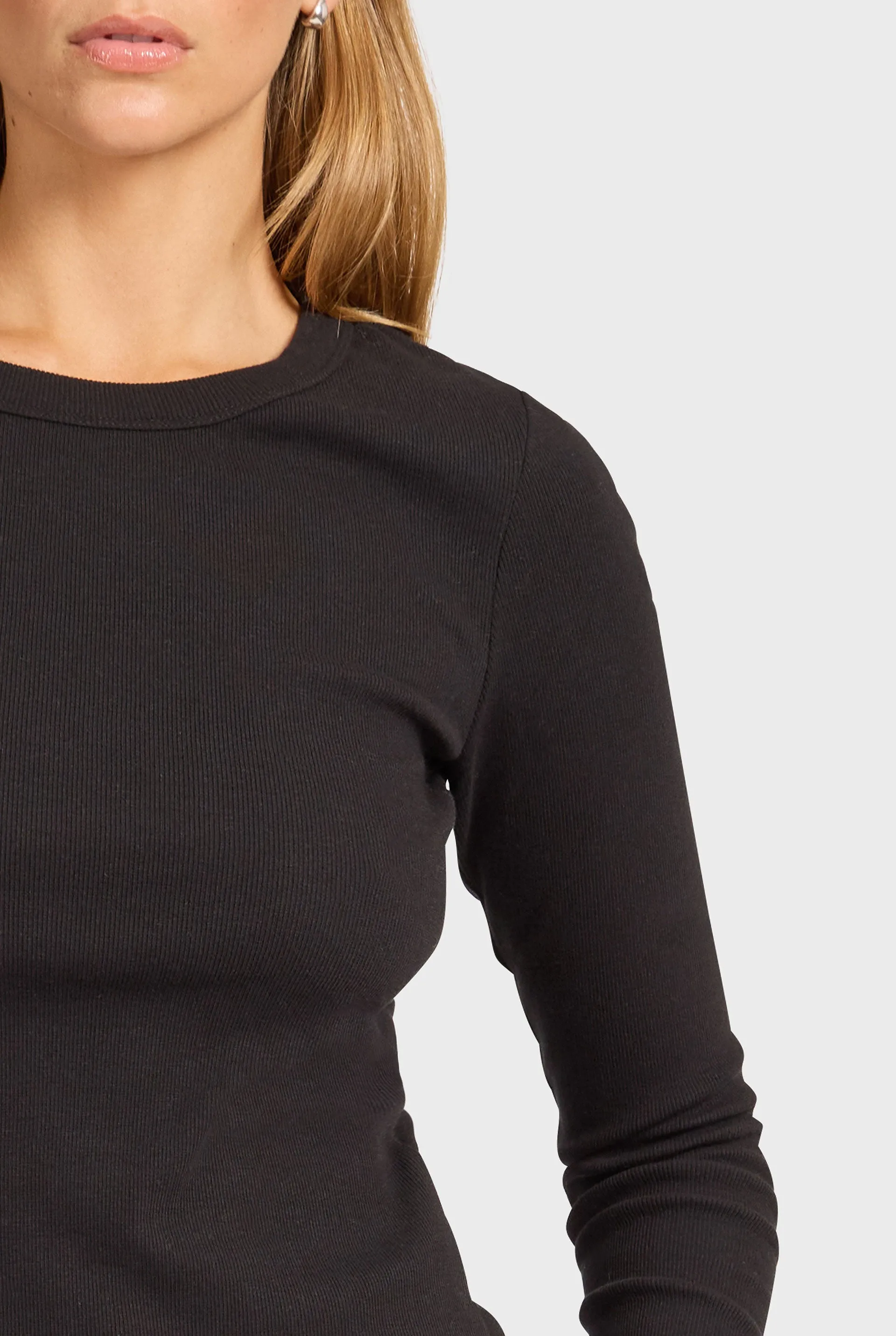 Essential Rib Long Sleeve sold by The Academy Brand product image thumbnail 3