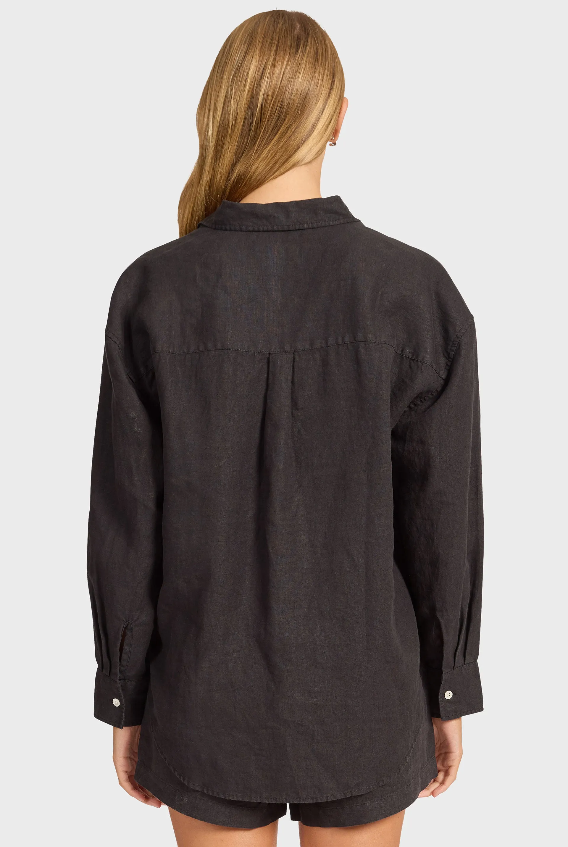 Hampton Linen Shirt sold by The Academy Brand product image thumbnail 5