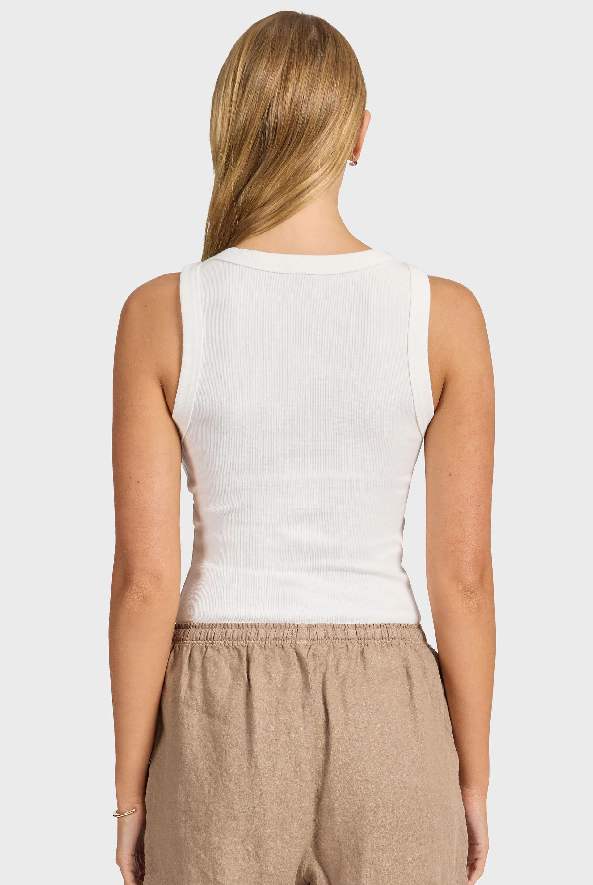 Essential Rib Tank sold by The Academy Brand product image thumbnail 5