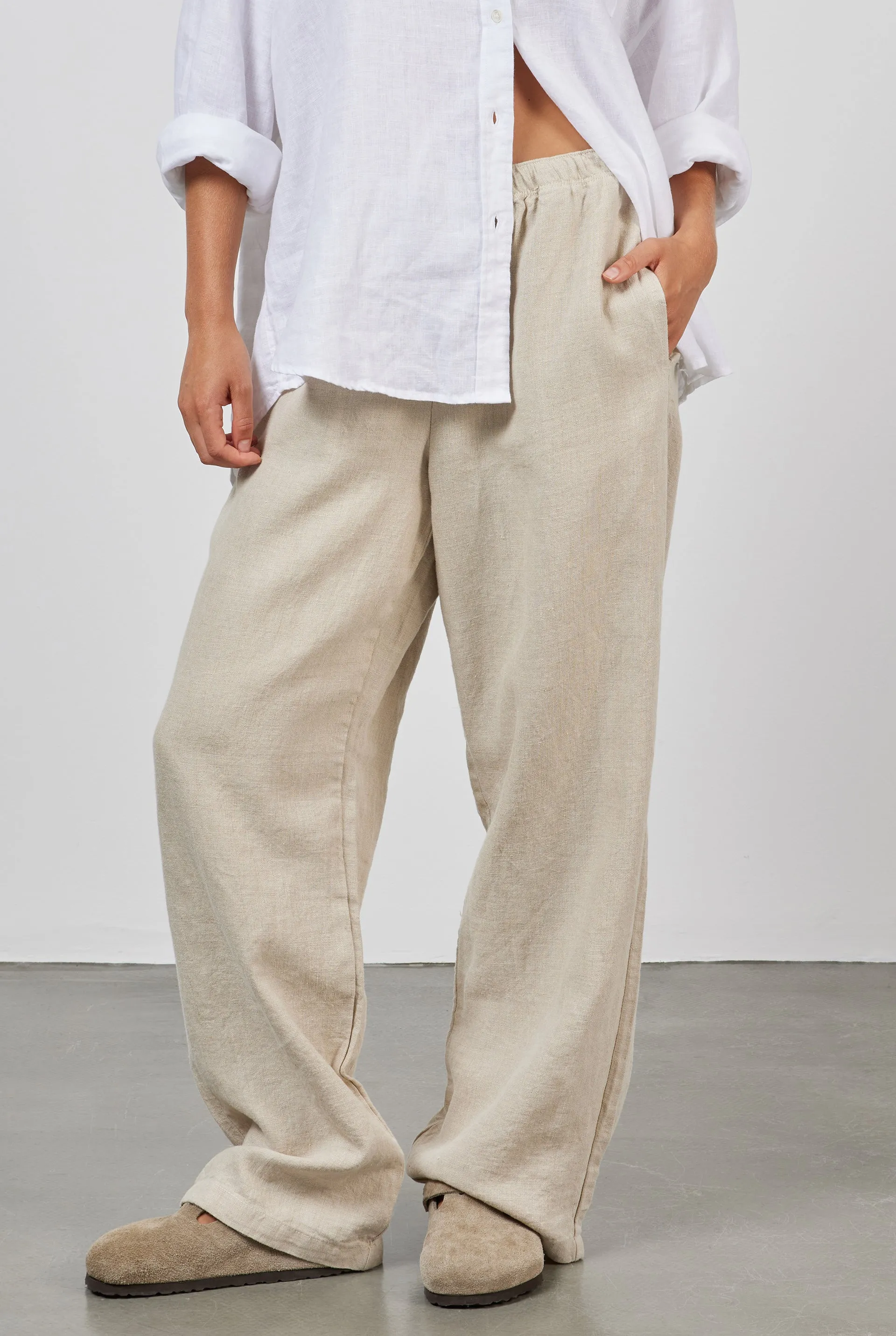 Riviera Linen Pant sold by The Academy Brand product image thumbnail 2