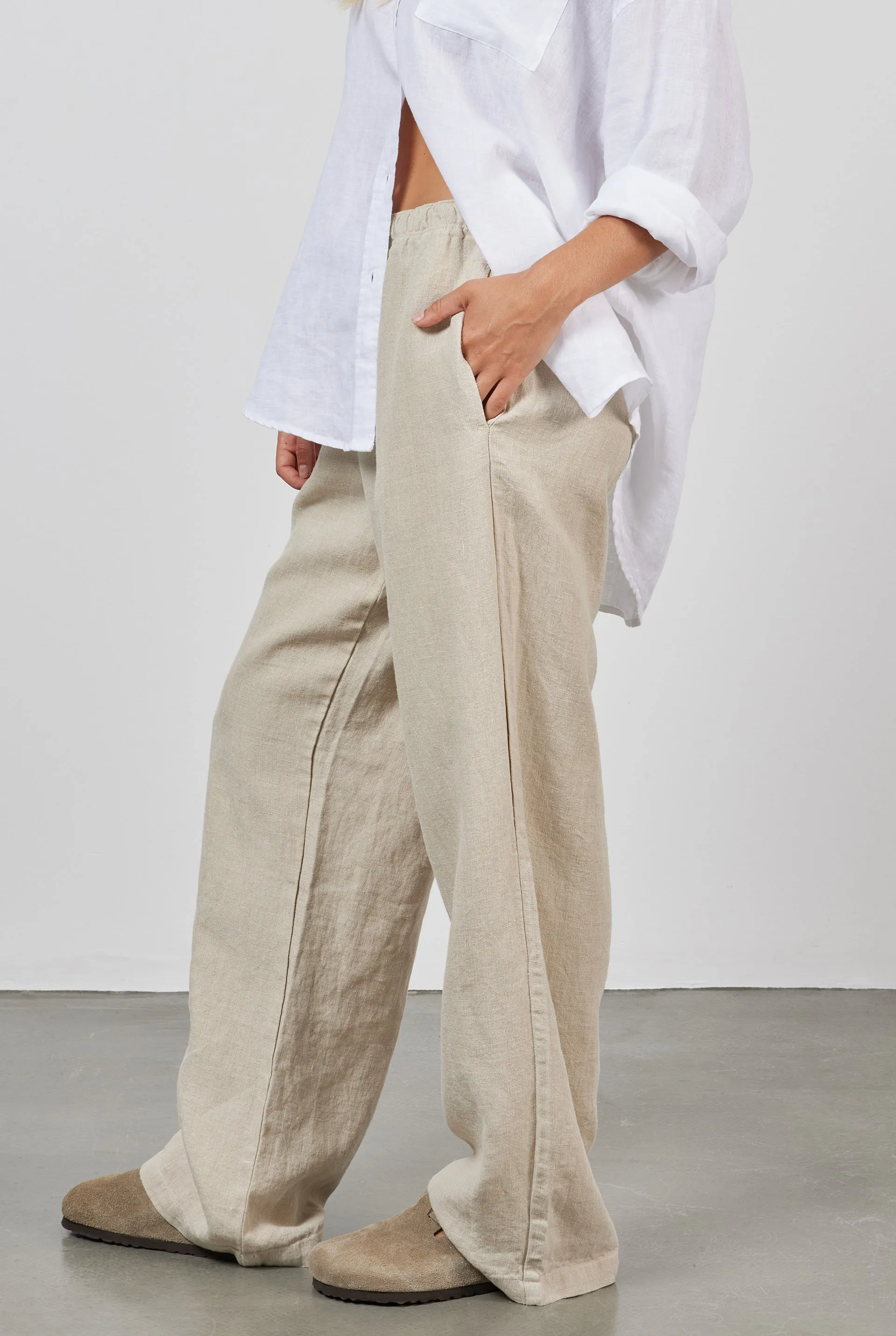 Riviera Linen Pant sold by The Academy Brand product image thumbnail 4