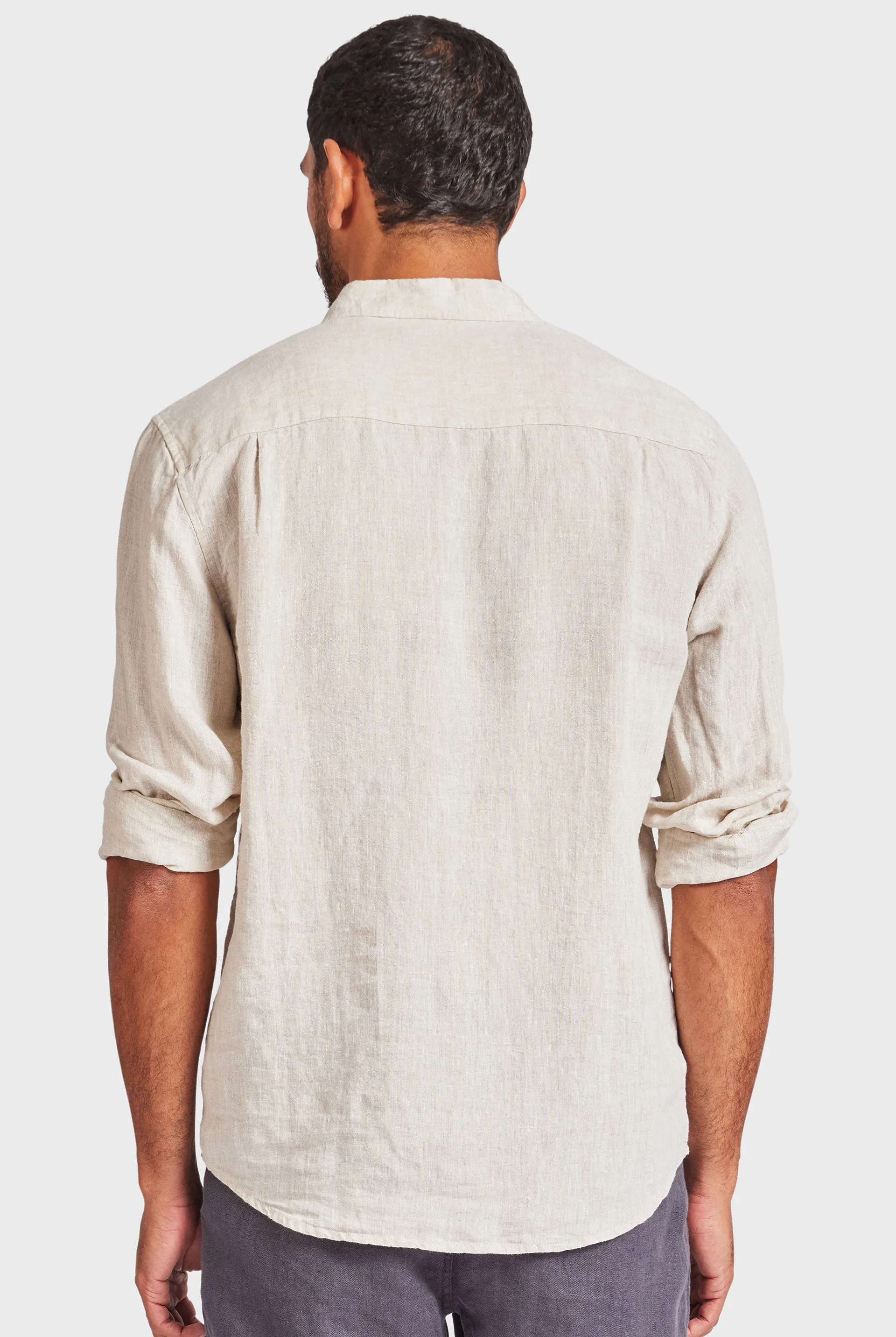 Hampton Linen Shirt sold by The Academy Brand product image thumbnail 5