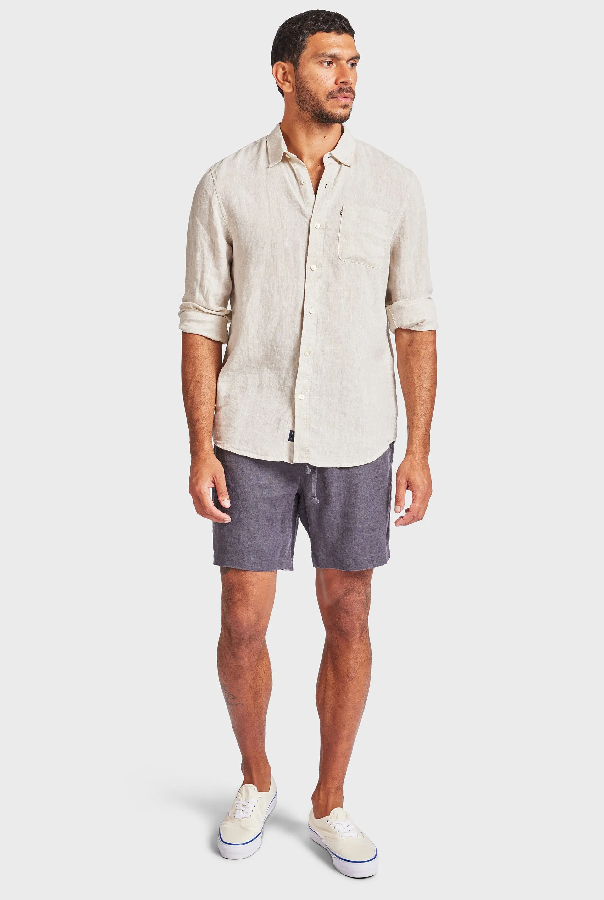 Hampton Linen Shirt sold by The Academy Brand product image thumbnail 2