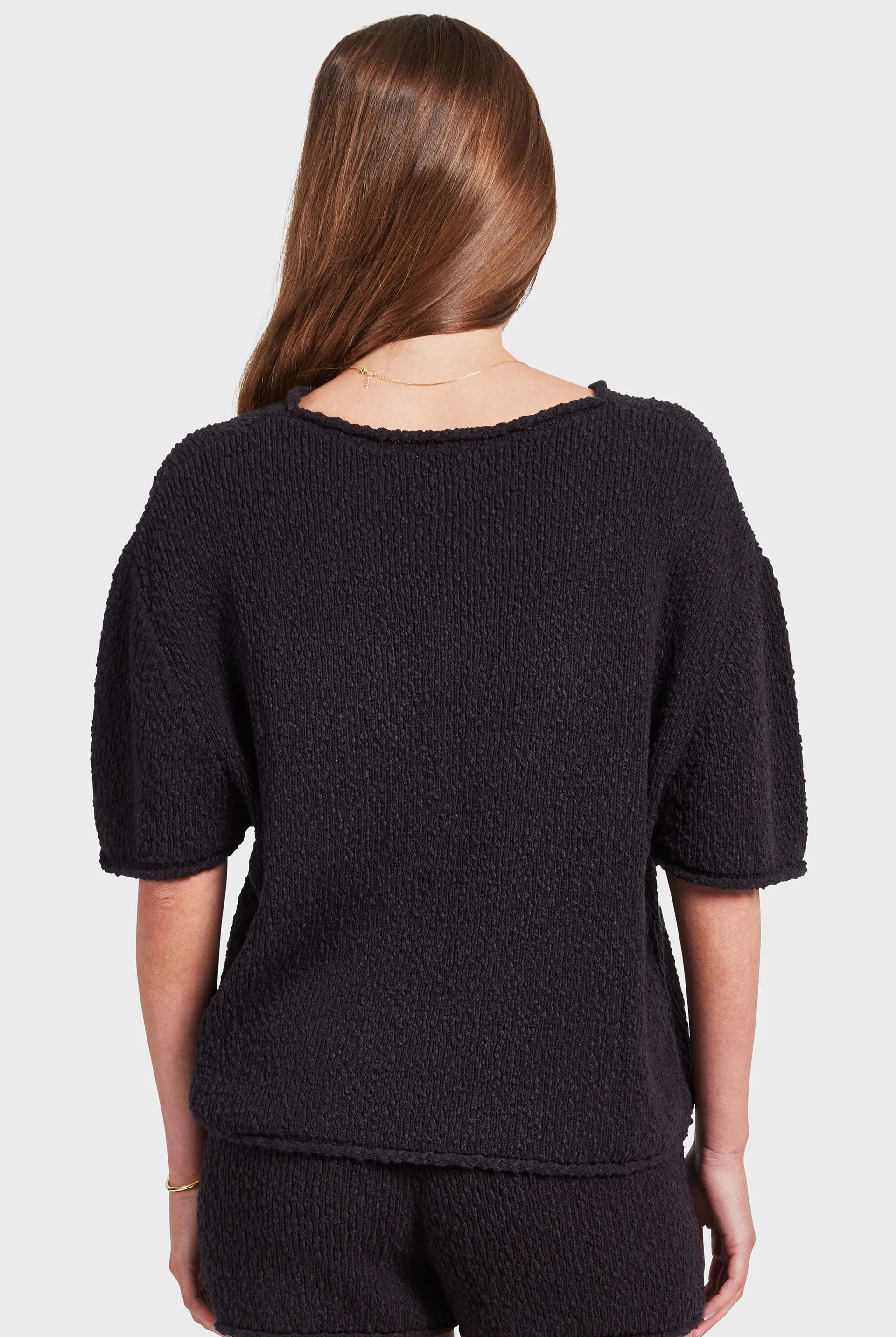 Daisy Boucle Knit Tee sold by The Academy Brand product image thumbnail 4