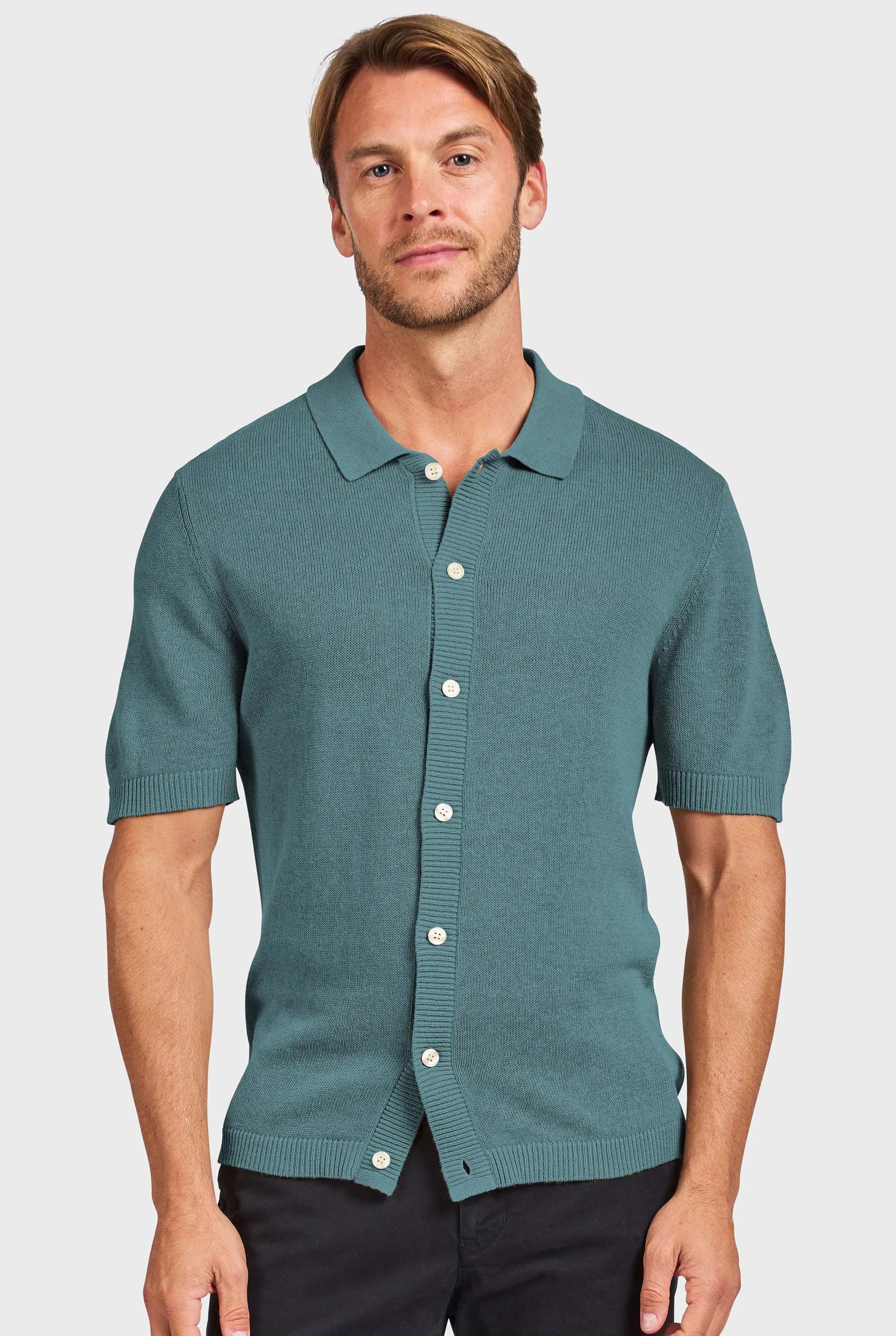 Gatsby Knit Polo sold by The Academy Brand product image thumbnail 2