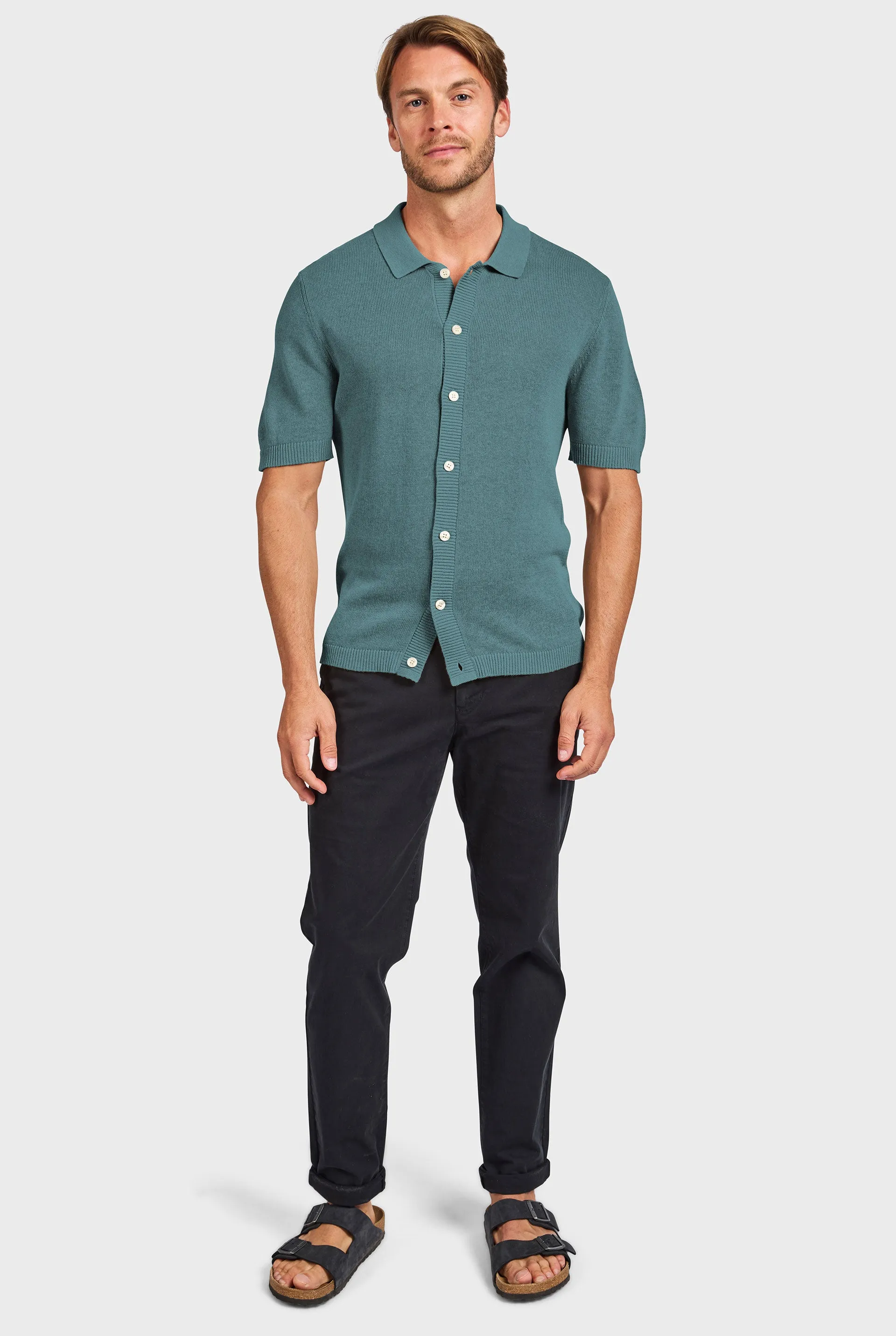 Gatsby Knit Polo sold by The Academy Brand product image thumbnail 3