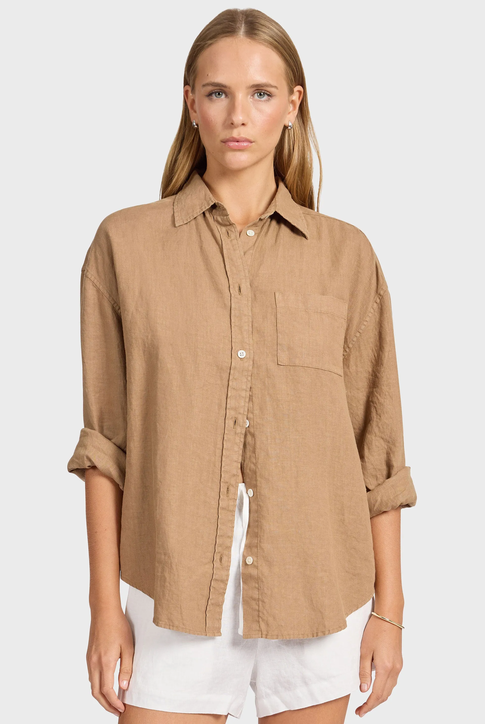 Hampton Linen Shirt sold by The Academy Brand