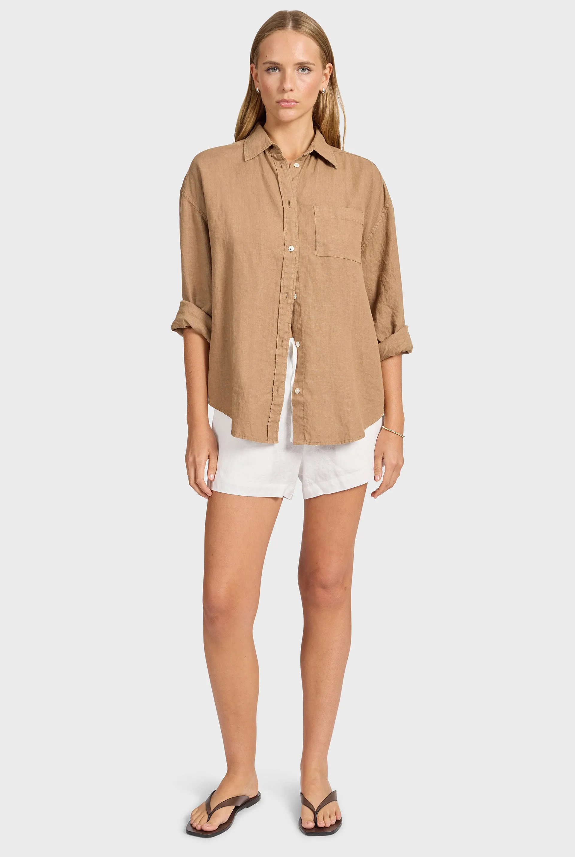Hampton Linen Shirt sold by The Academy Brand product image thumbnail 2