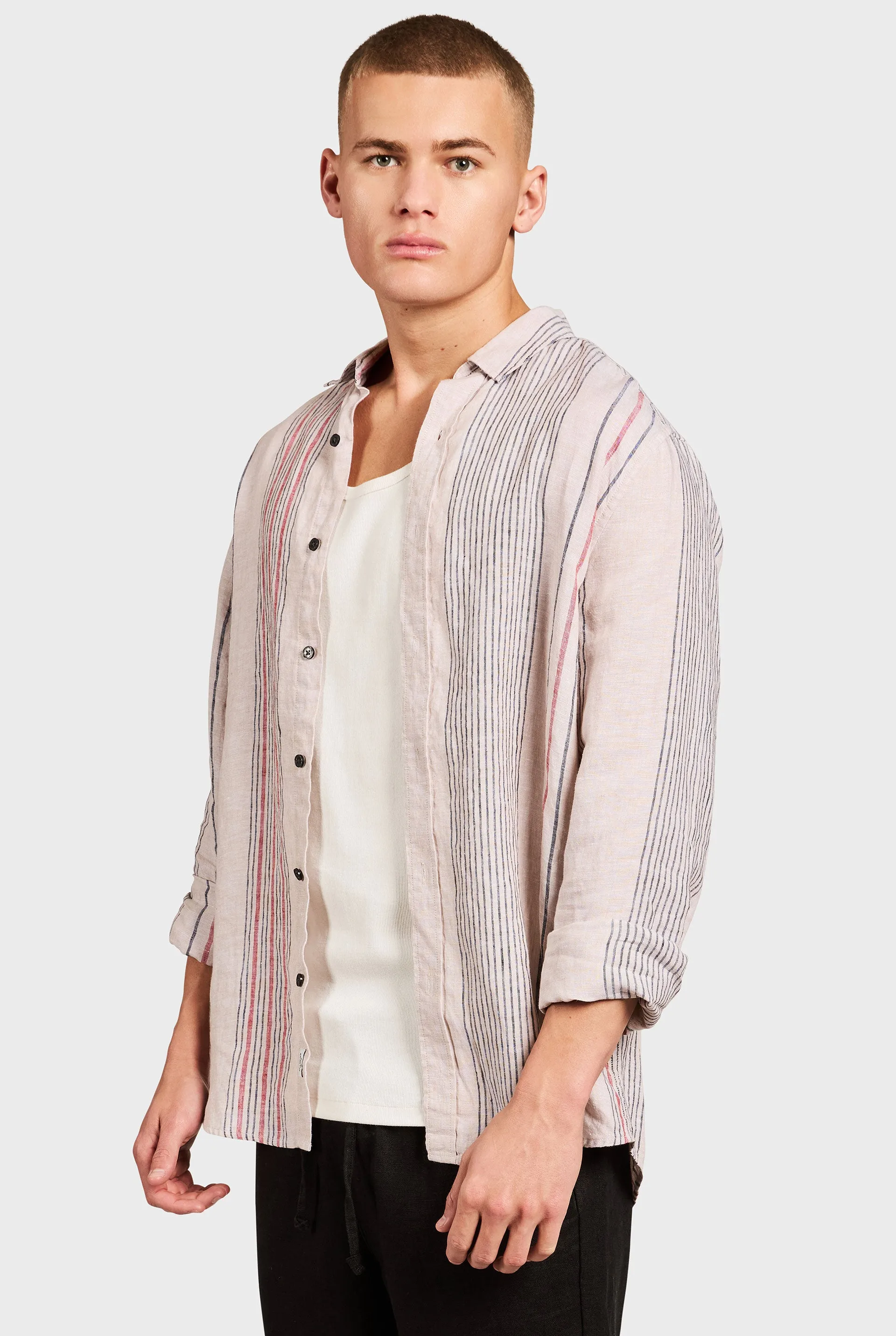 Dean Linen Shirt sold by The Academy Brand product image thumbnail 4