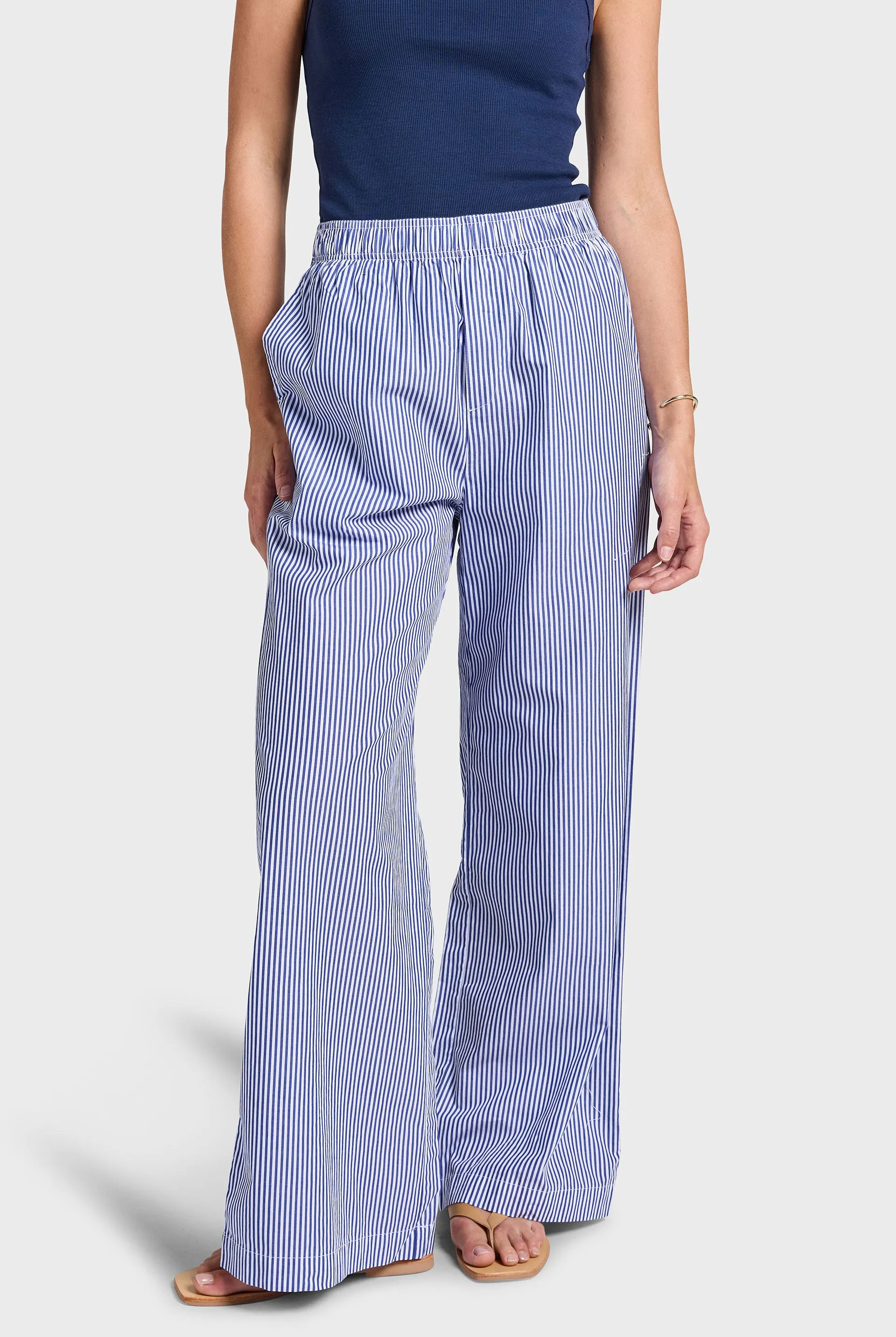 Alma Stripe Poplin Pant sold by The Academy Brand