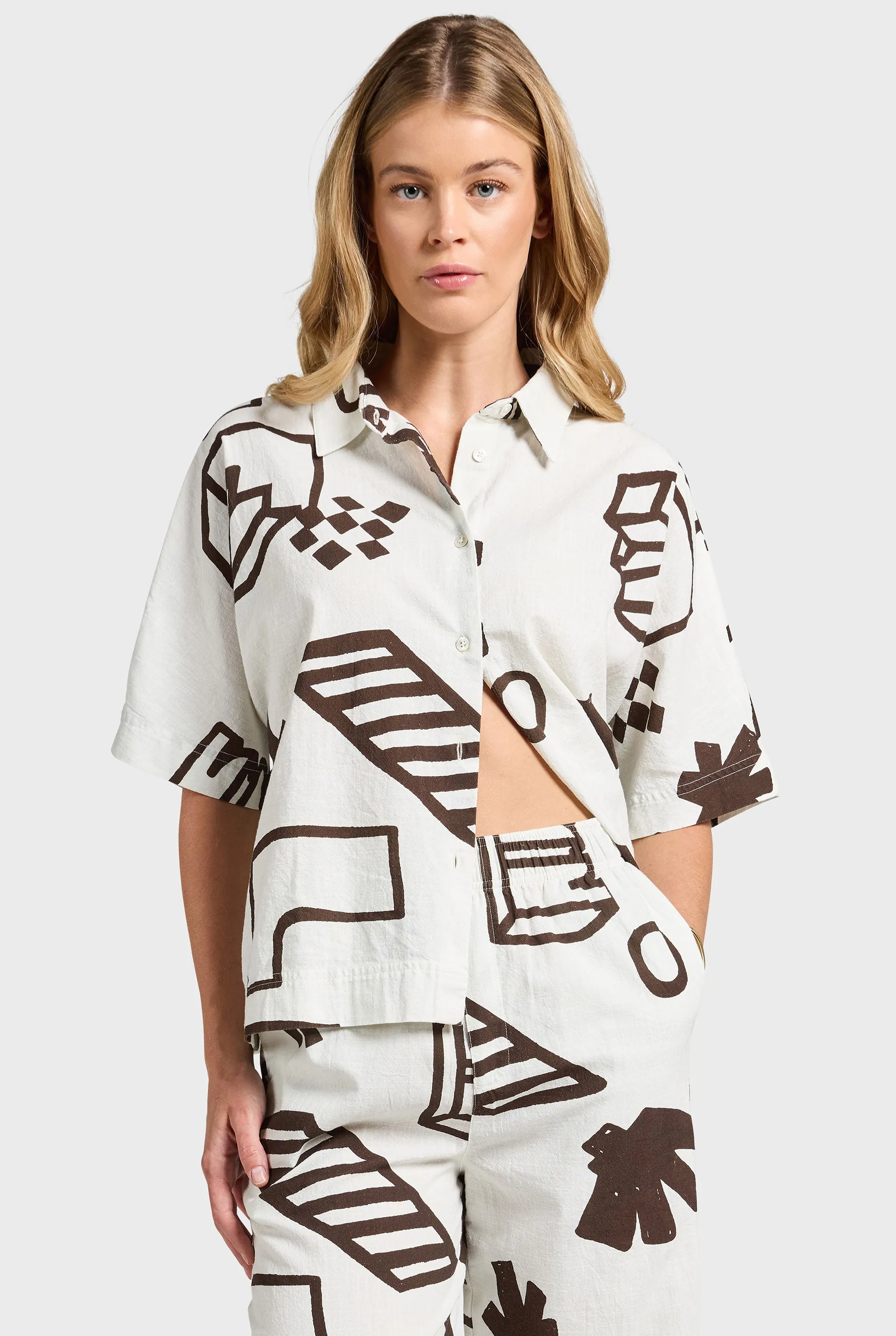 Ida Short Sleeve Shirt sold by The Academy Brand