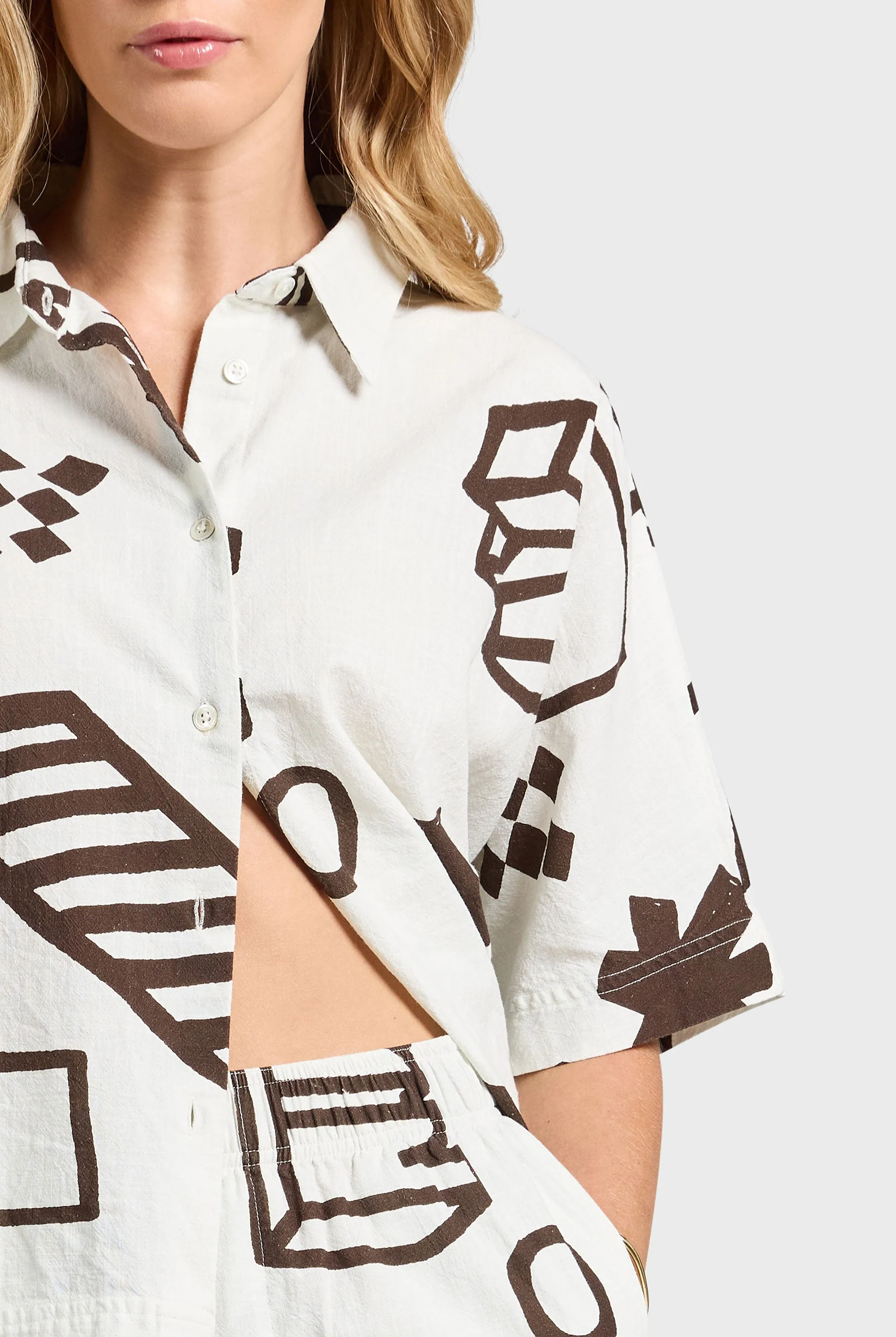 Ida Short Sleeve Shirt sold by The Academy Brand product image thumbnail 2