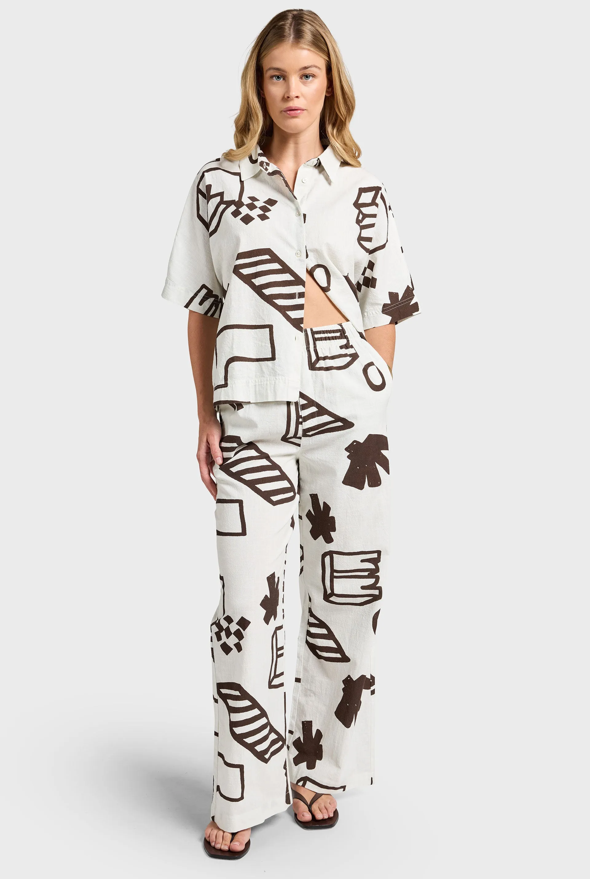 Ida Short Sleeve Shirt sold by The Academy Brand product image thumbnail 3