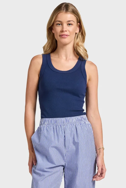 Essential Rib Tank sold by The Academy Brand