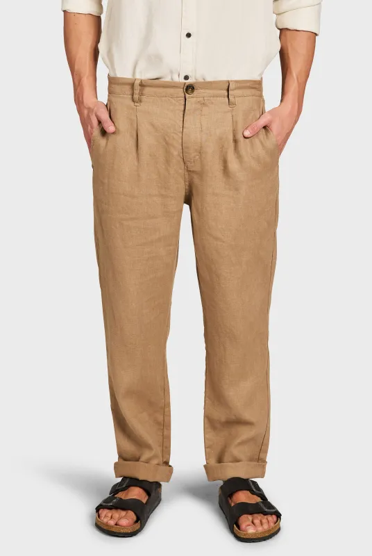 Dean Linen Chino sold by The Academy Brand