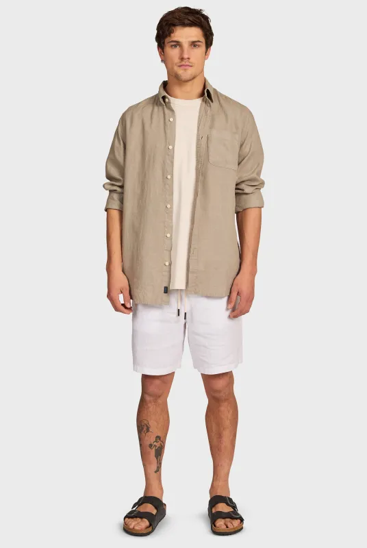 Hampton Linen Shirt sold by The Academy Brand