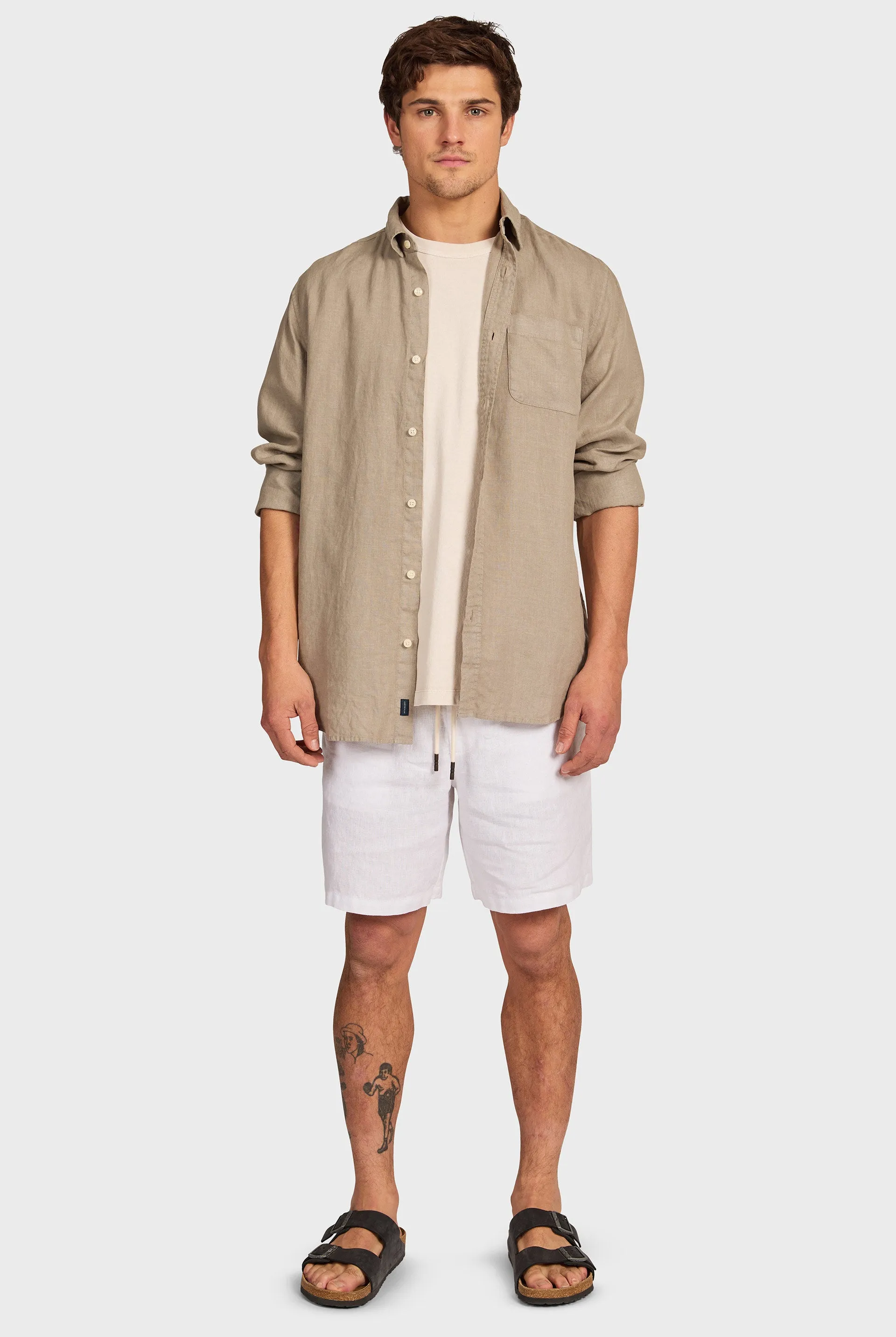 Hampton Linen Shirt sold by The Academy Brand