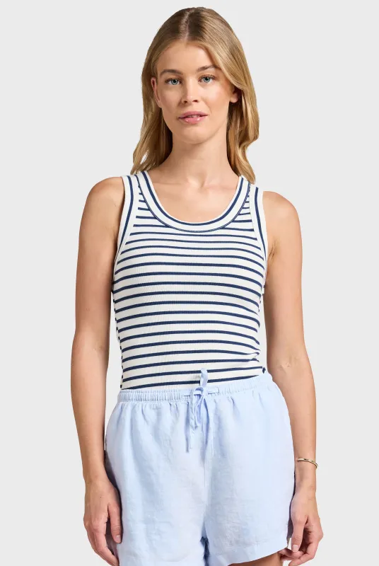Essential Rib Tank sold by The Academy Brand