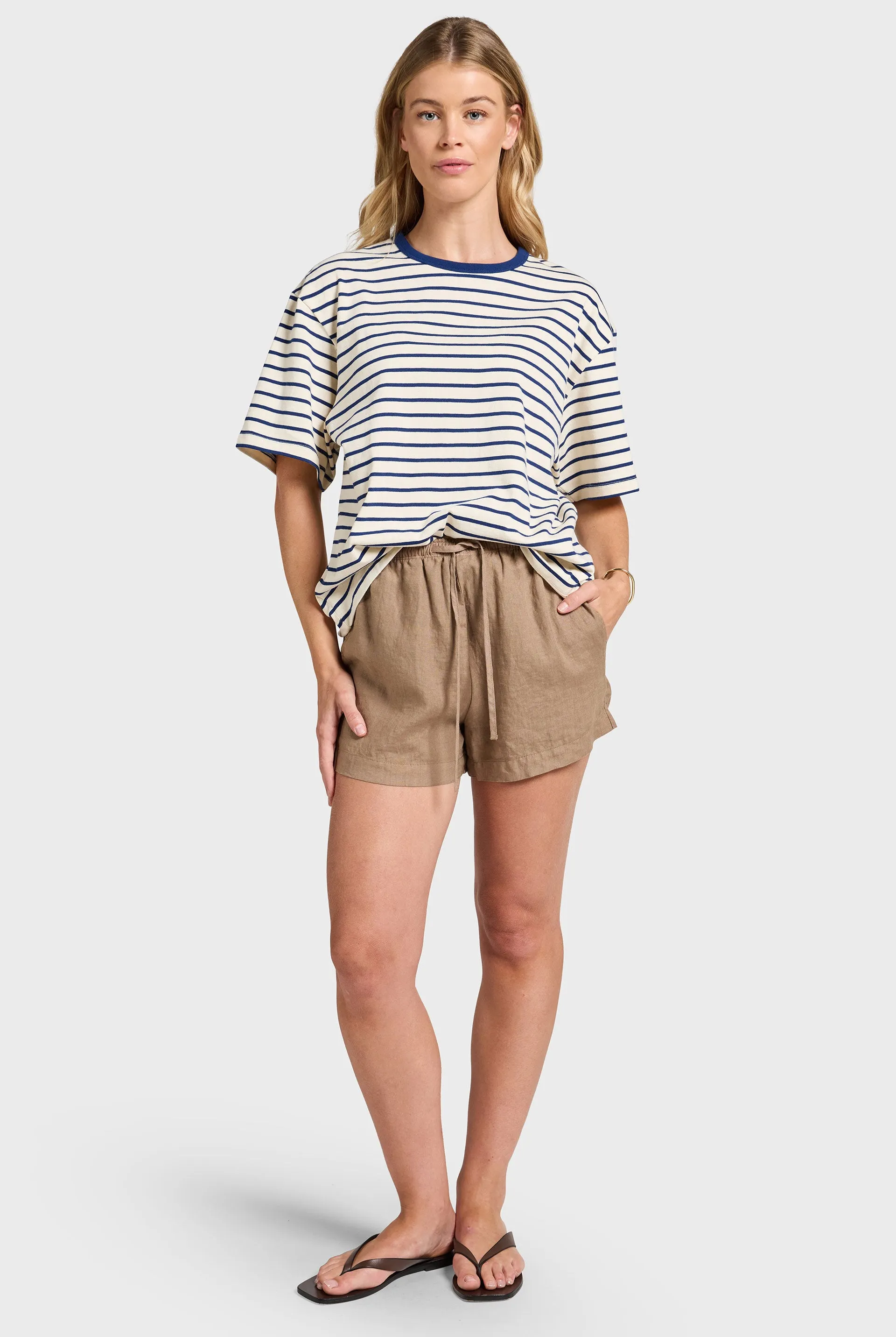 Relaxed Stripe Tee sold by The Academy Brand product image thumbnail 2